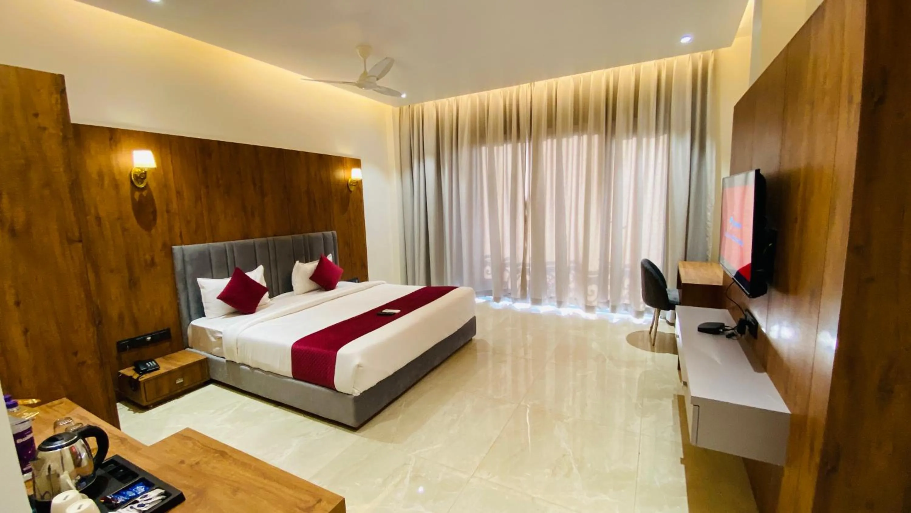 Bedroom in Gaurison Hotel and Resorts