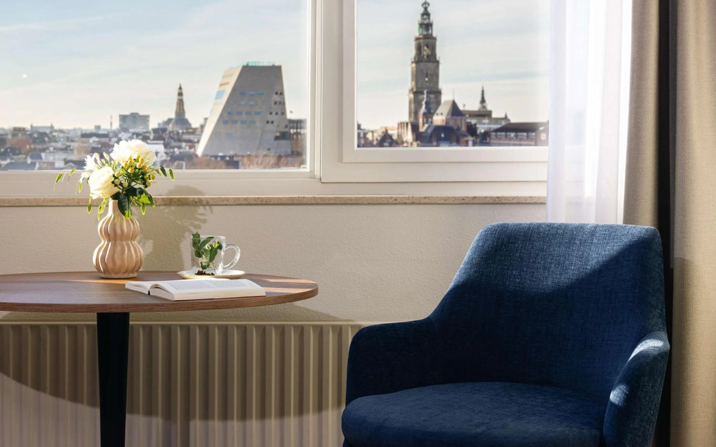 Bedroom in NH Groningen Hotel