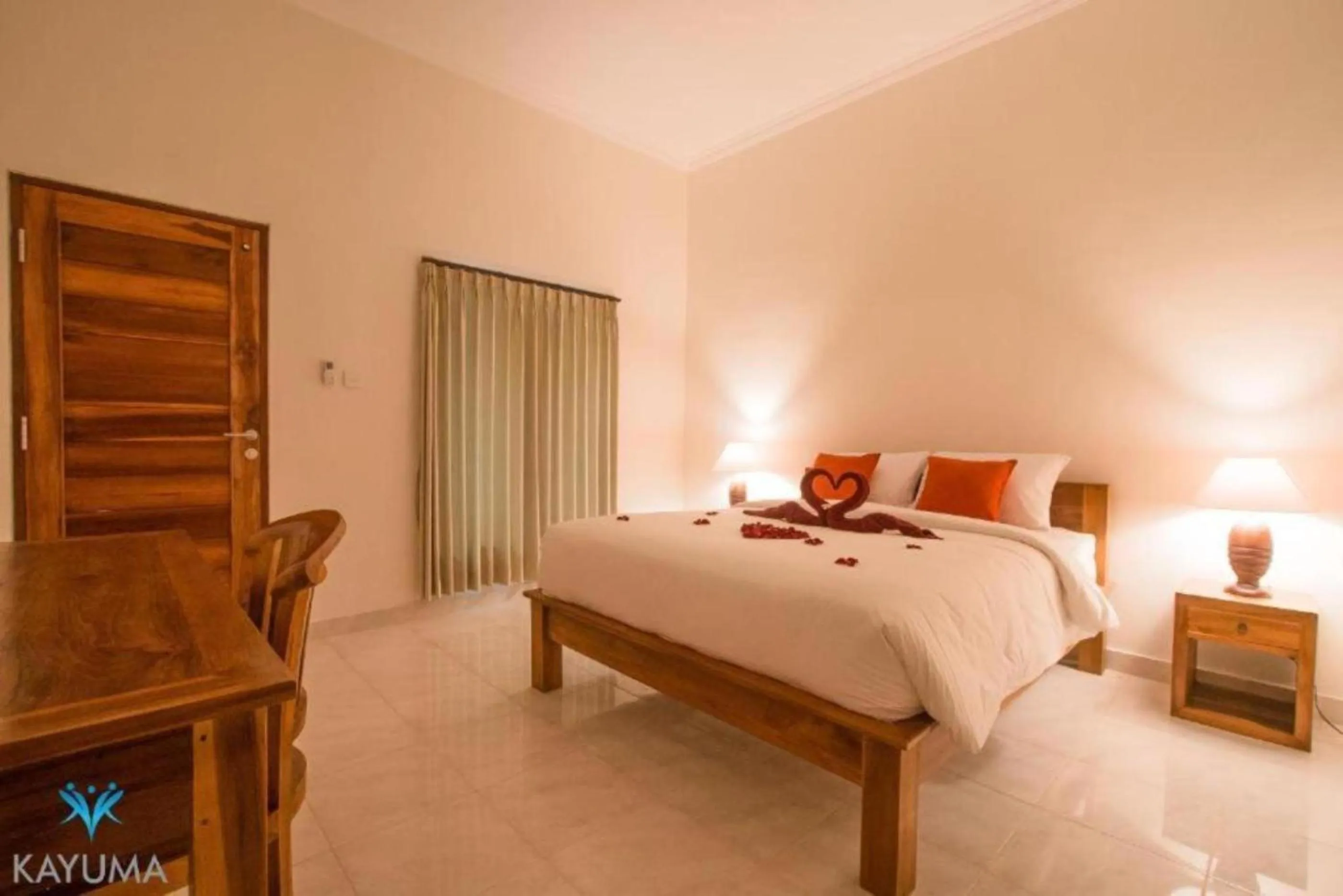 Bed in Canggu Kayuma House