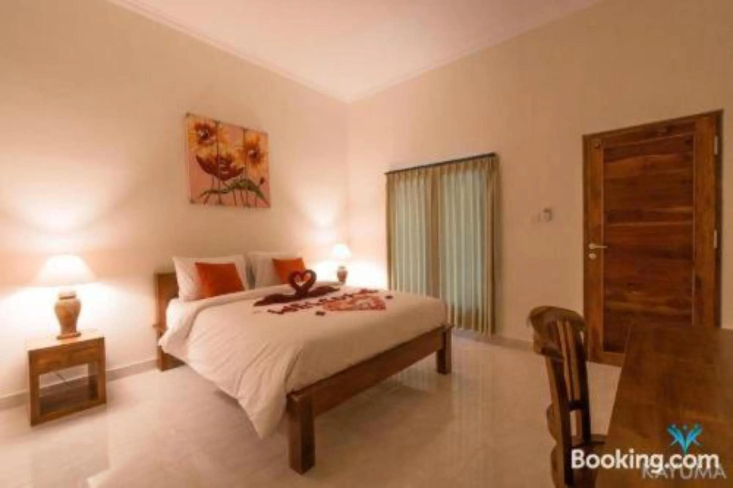 Bed in Canggu Kayuma House