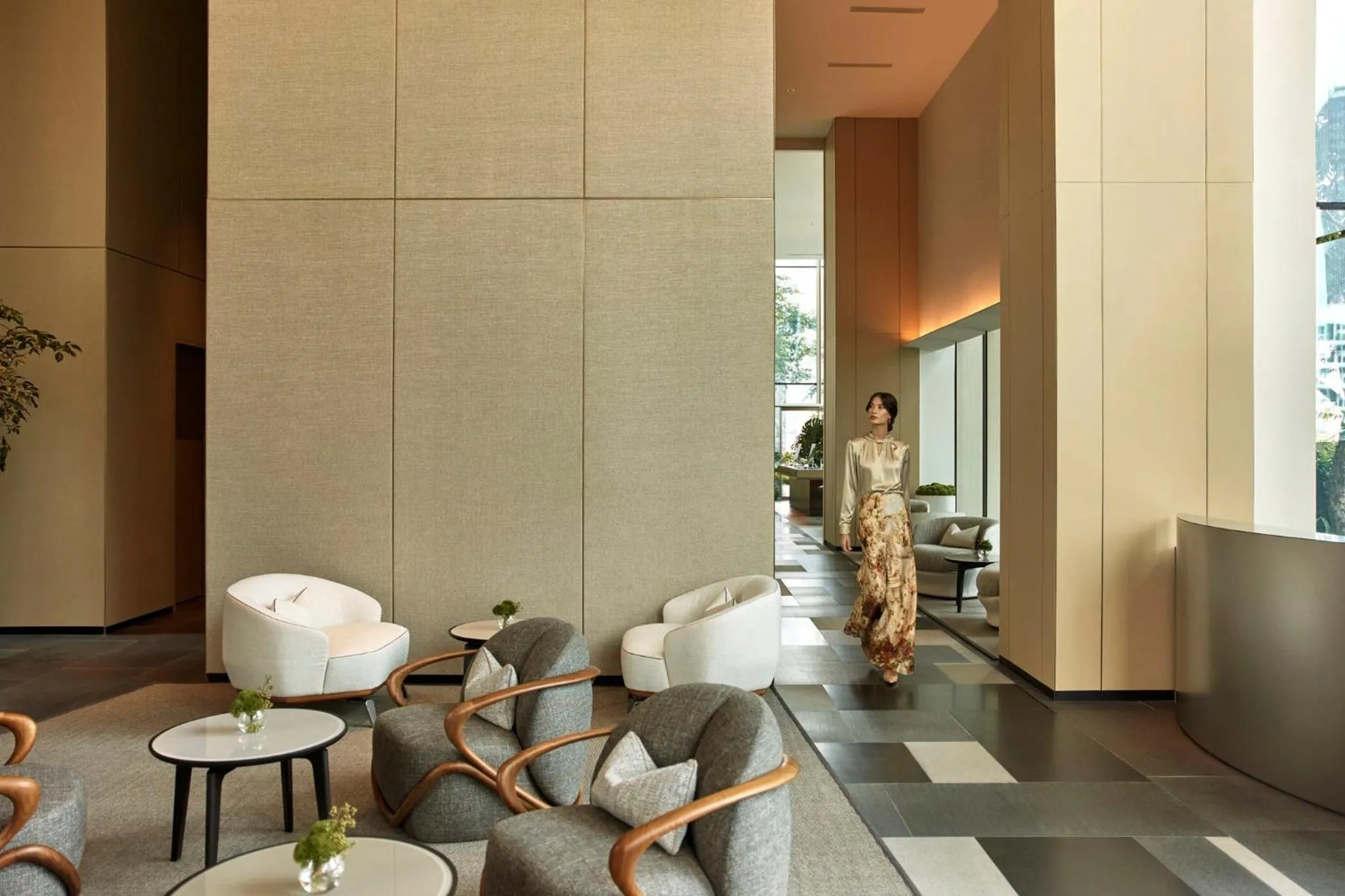 Lobby or reception in COMO Metropolitan Singapore