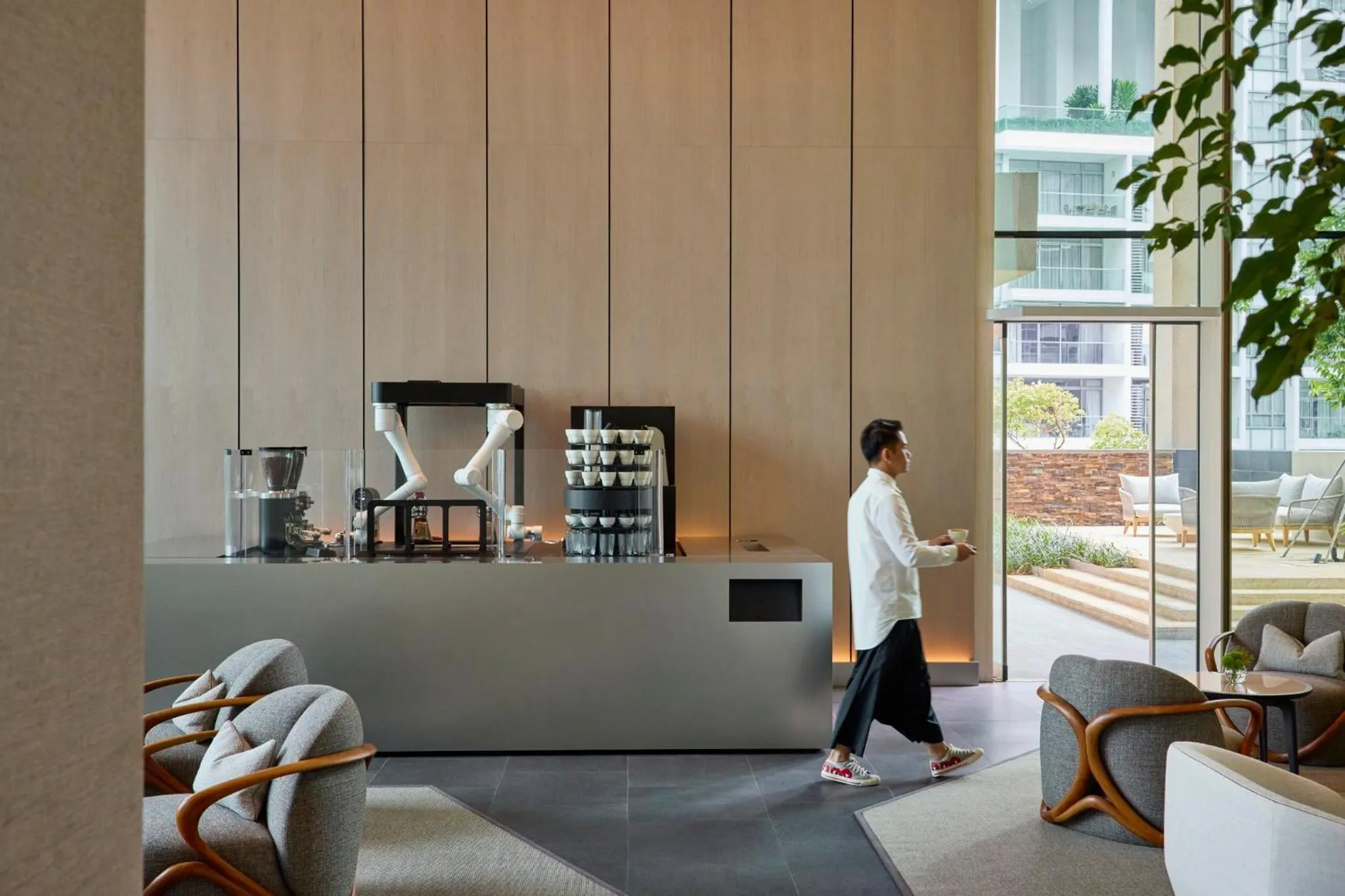 Lobby or reception in COMO Metropolitan Singapore