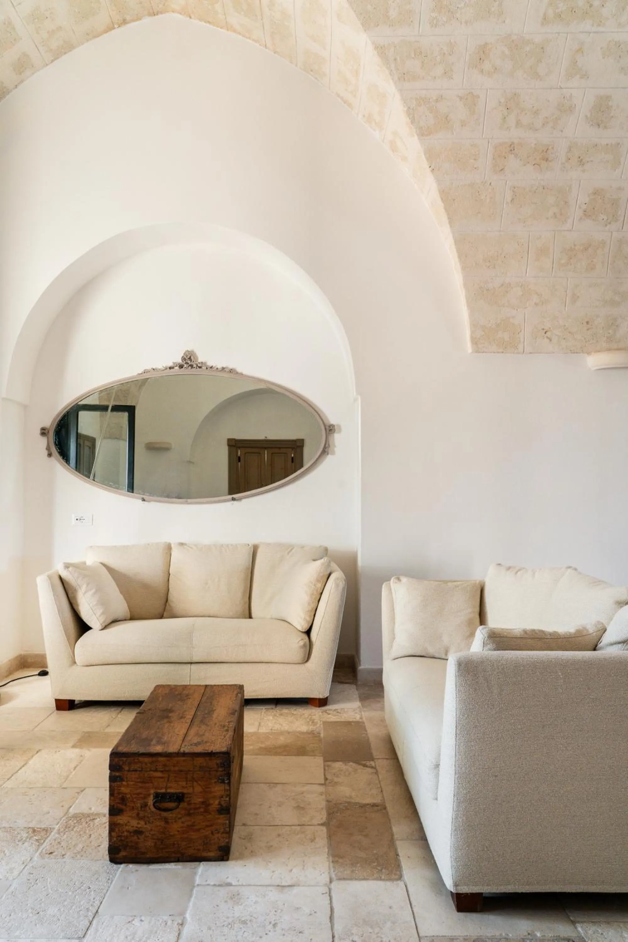 Living room in Masseria Gorgognolo