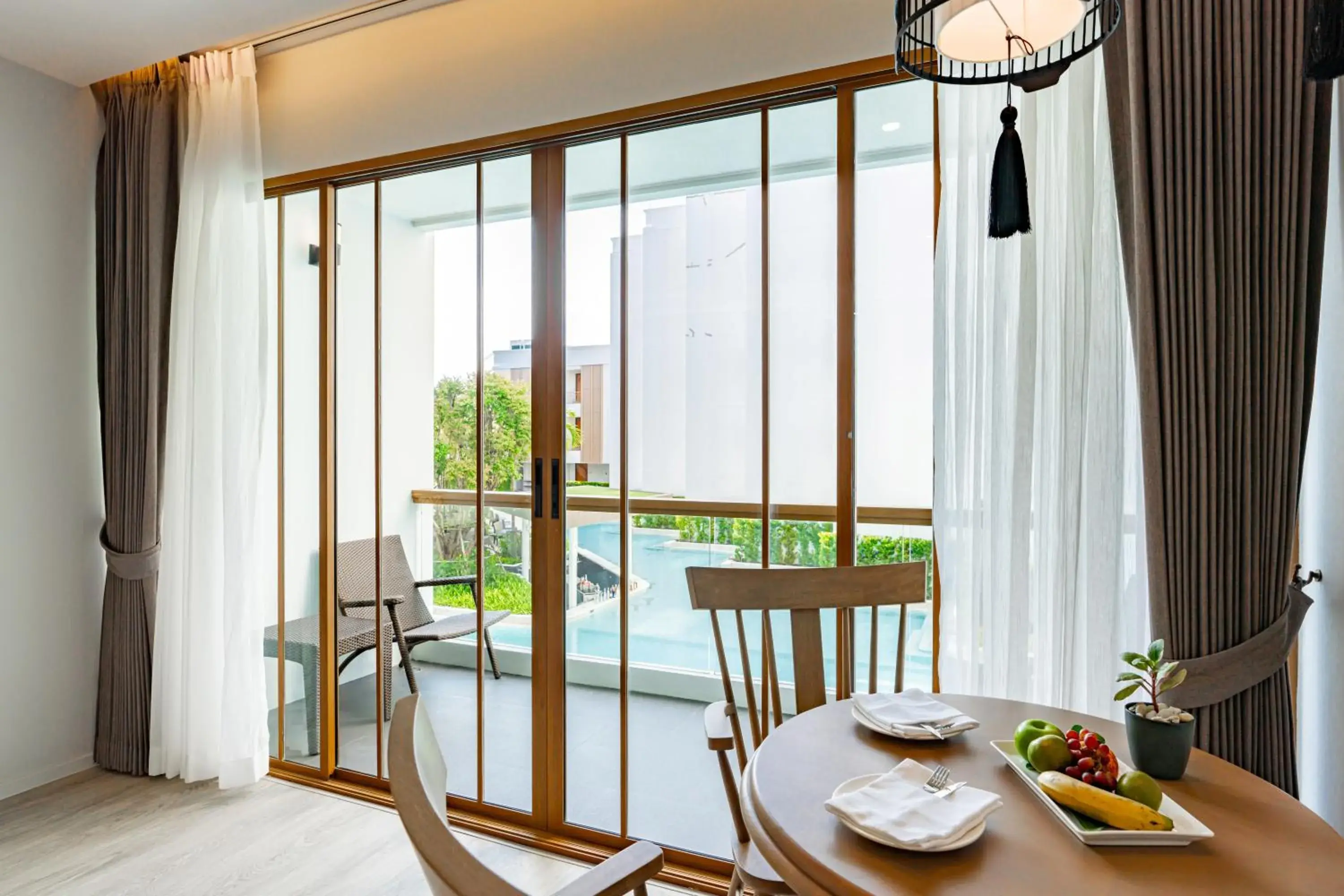 Pool view in Bella Nara Phuket Naiyang Beach Pool view in Bella Nara Phuket Naiyang Beach