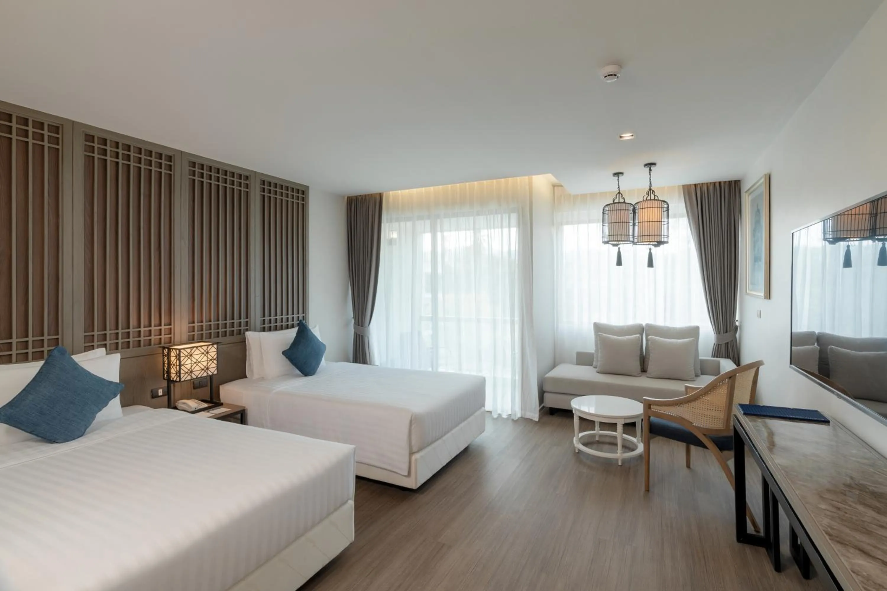 Bed in Bella Nara Phuket Naiyang Beach