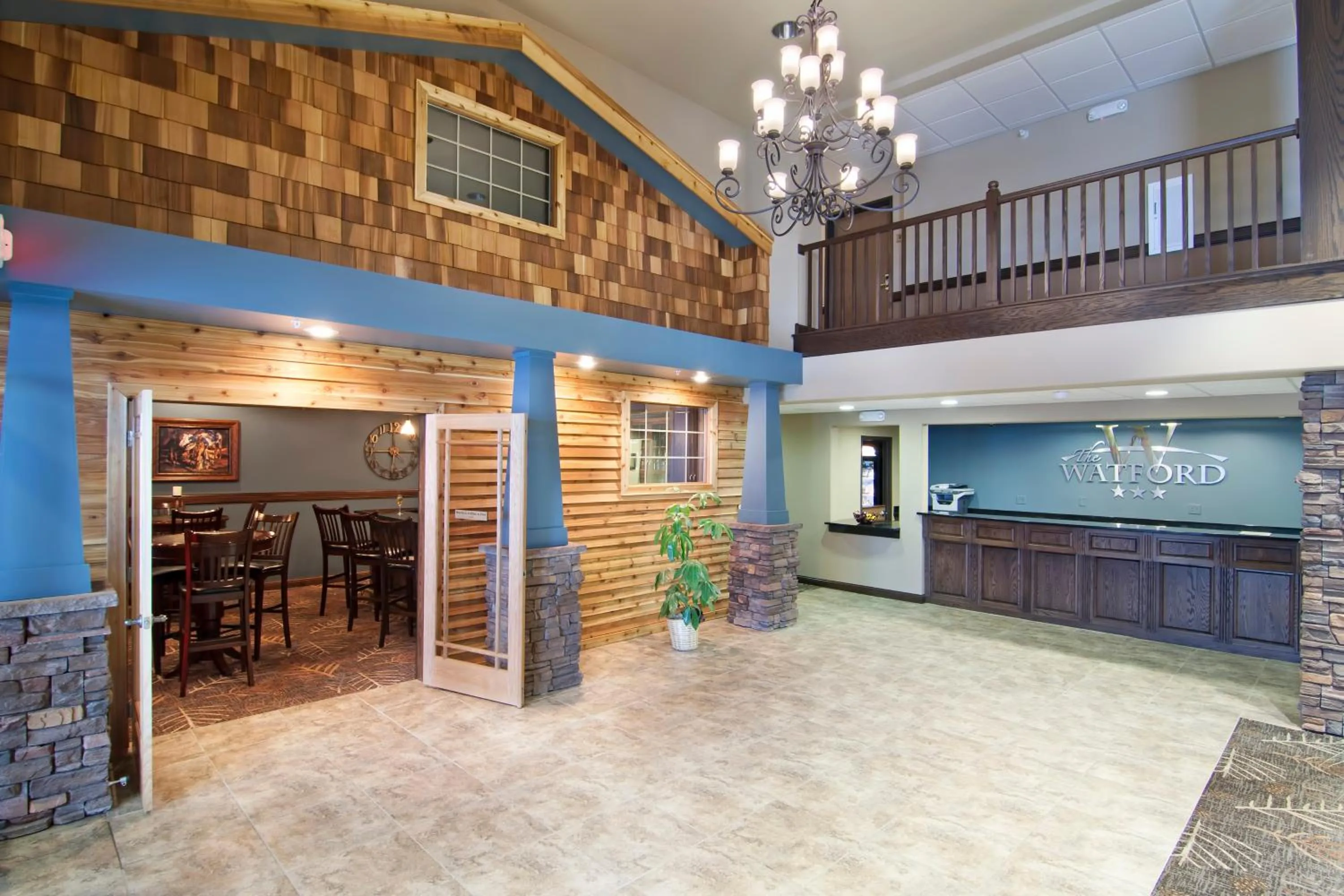 Lobby or reception in The Watford