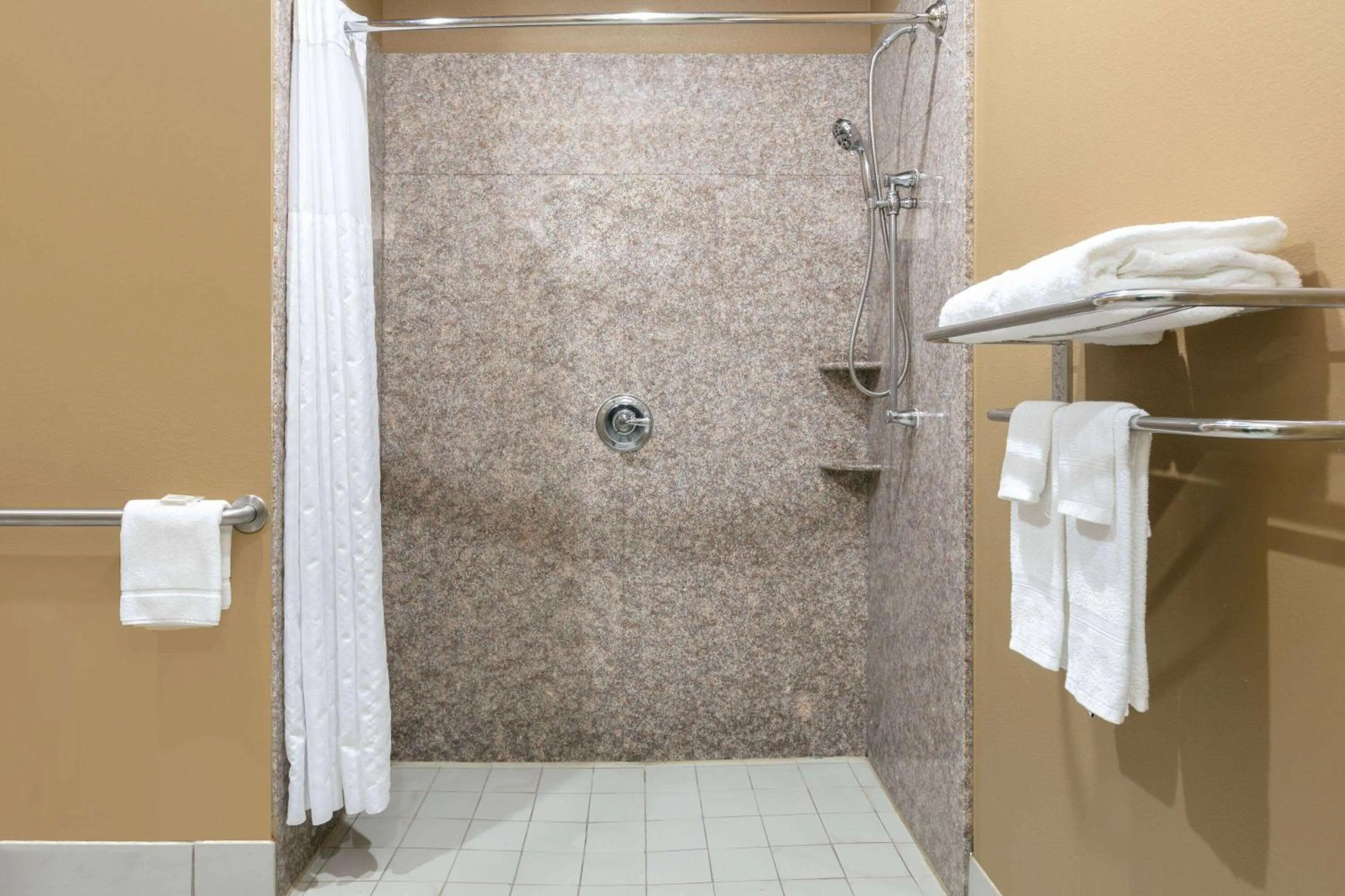 Shower in Super 8 by Wyndham Karnes City