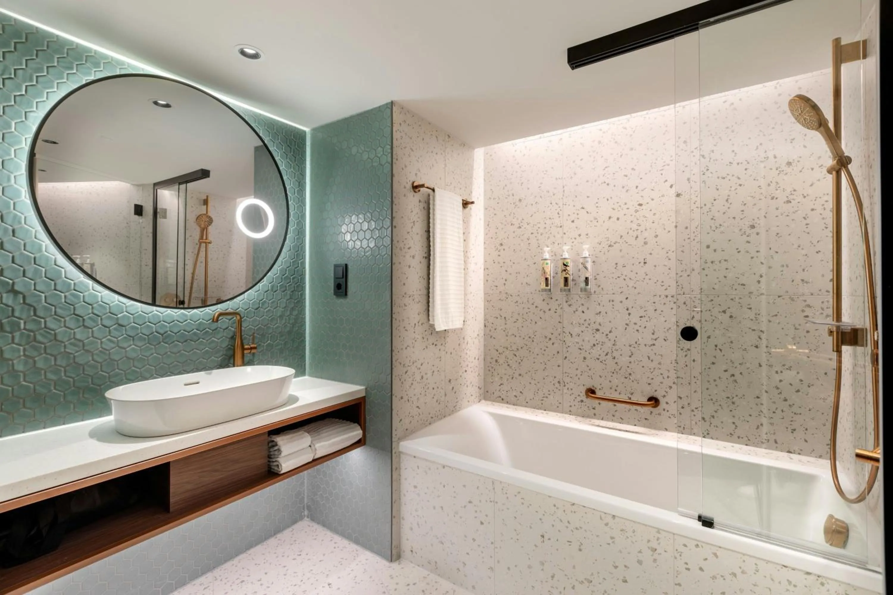 Bathroom in Renaissance Amsterdam Hotel