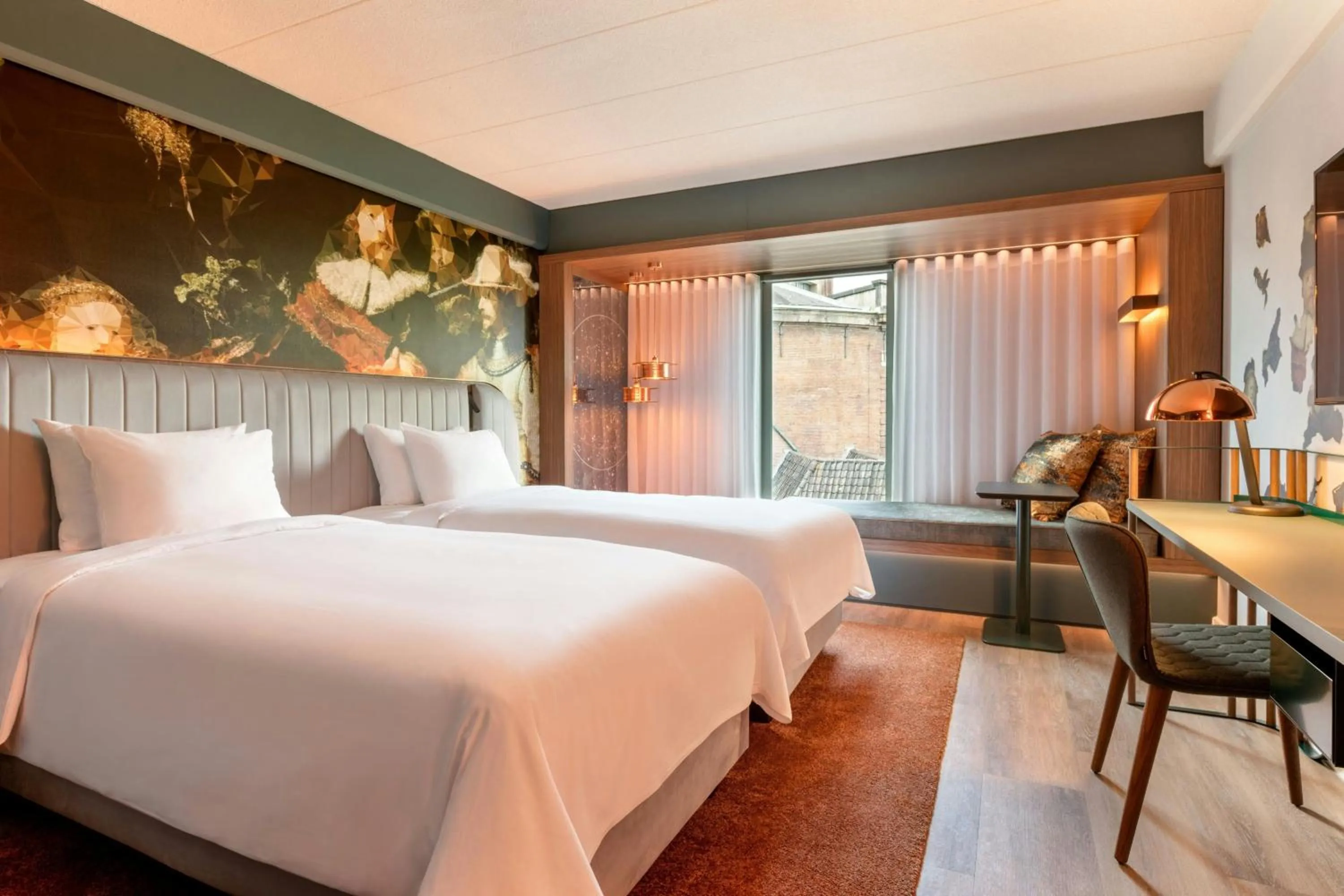 Photo of the whole room, Bed in Renaissance Amsterdam Hotel