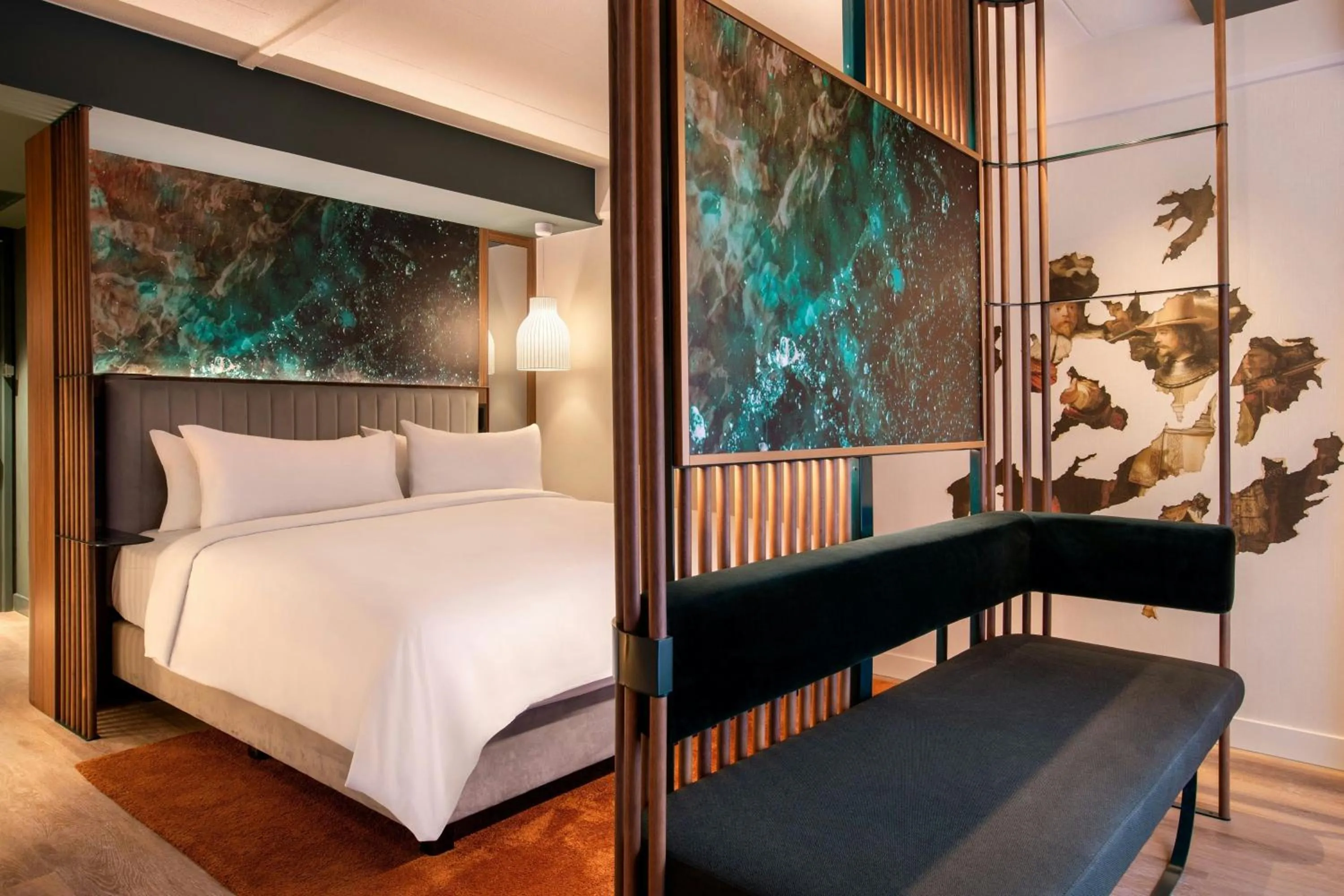 Photo of the whole room, Bed in Renaissance Amsterdam Hotel