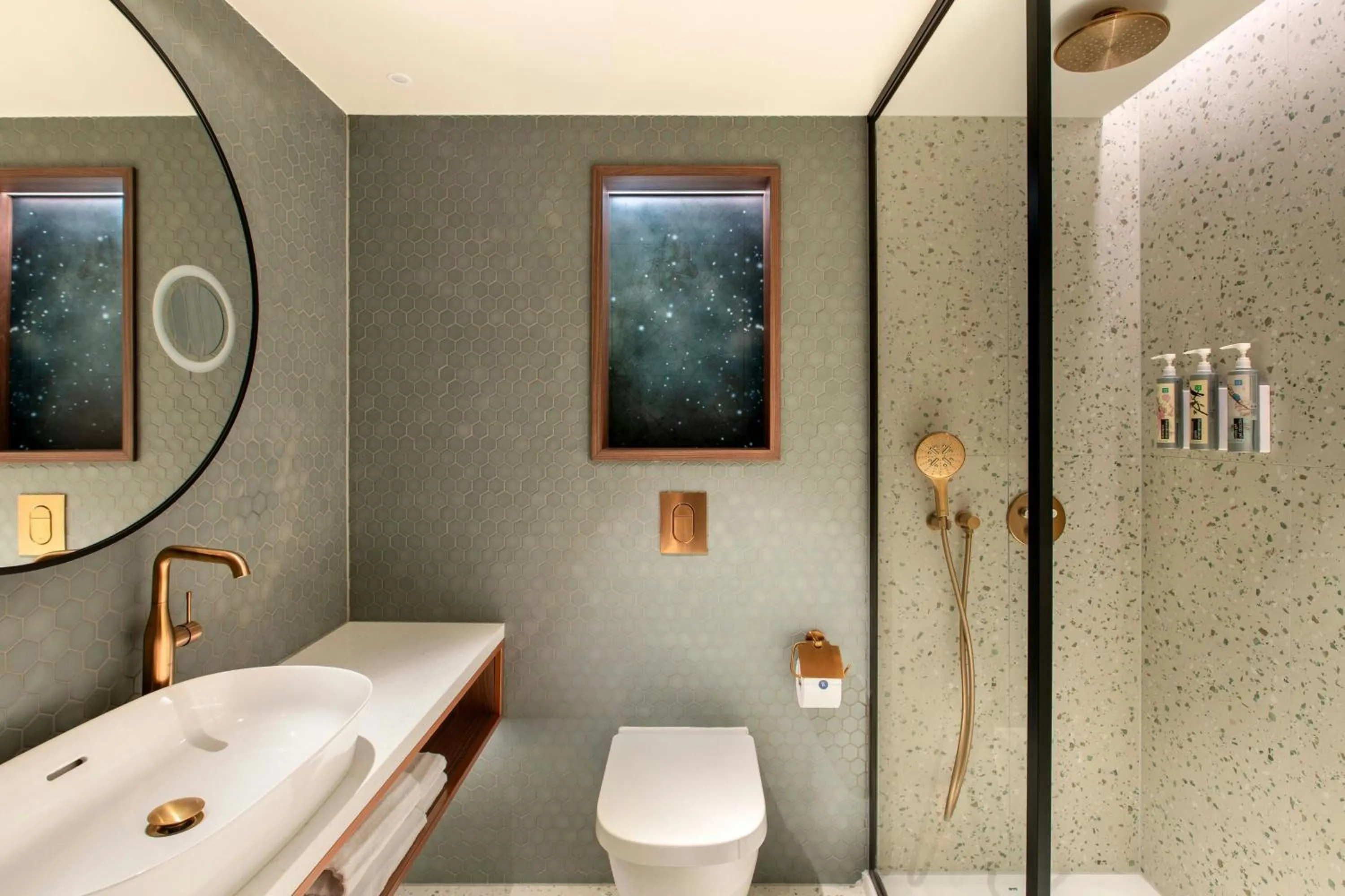 Bathroom in Renaissance Amsterdam Hotel