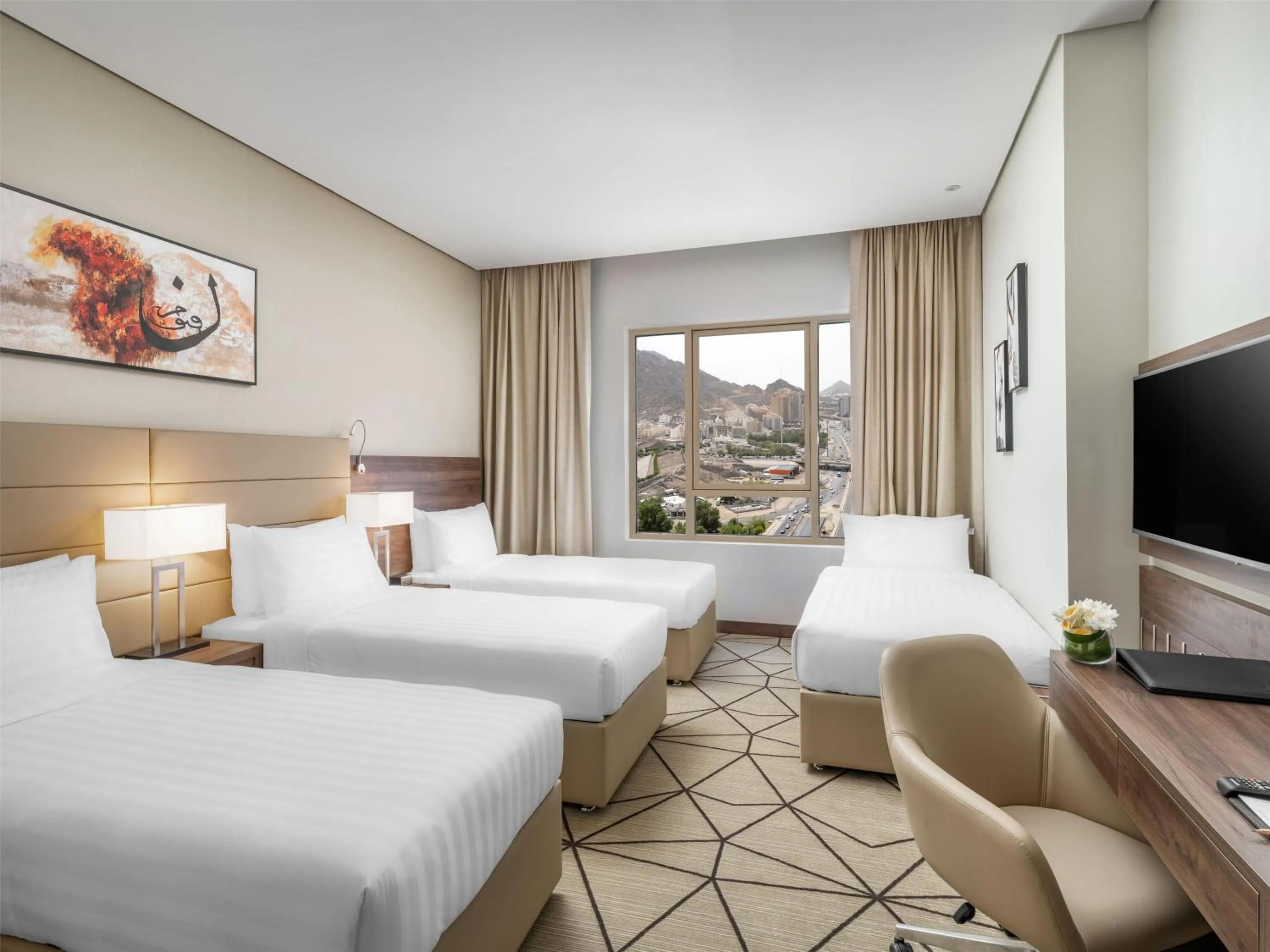 Bed in Wirgan Al Noor, Tapestry Collection by Hilton