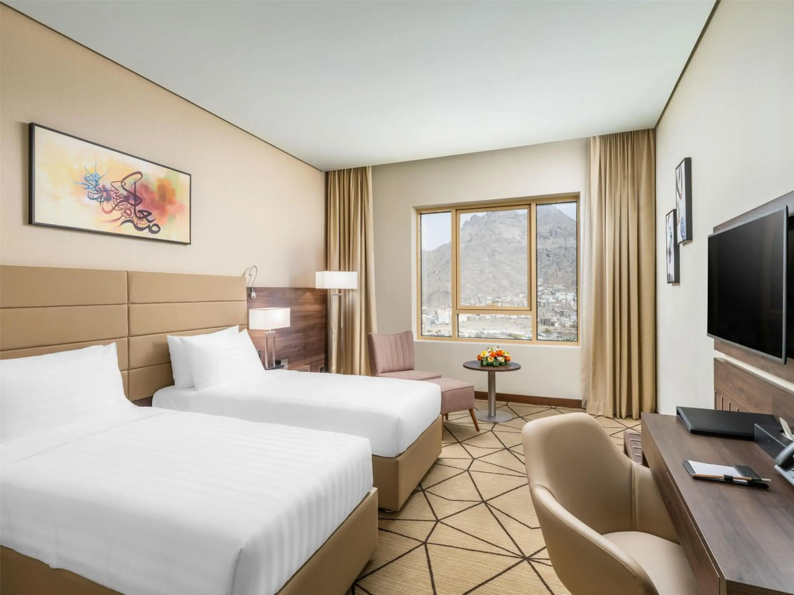 Superior Twin Room with Jabal Al Noor View in Wirgan Al Noor, Tapestry Collection by Hilton Superior Twin Room with Jabal Al Noor View in Wirgan Al Noor, Tapestry Collection by Hilton