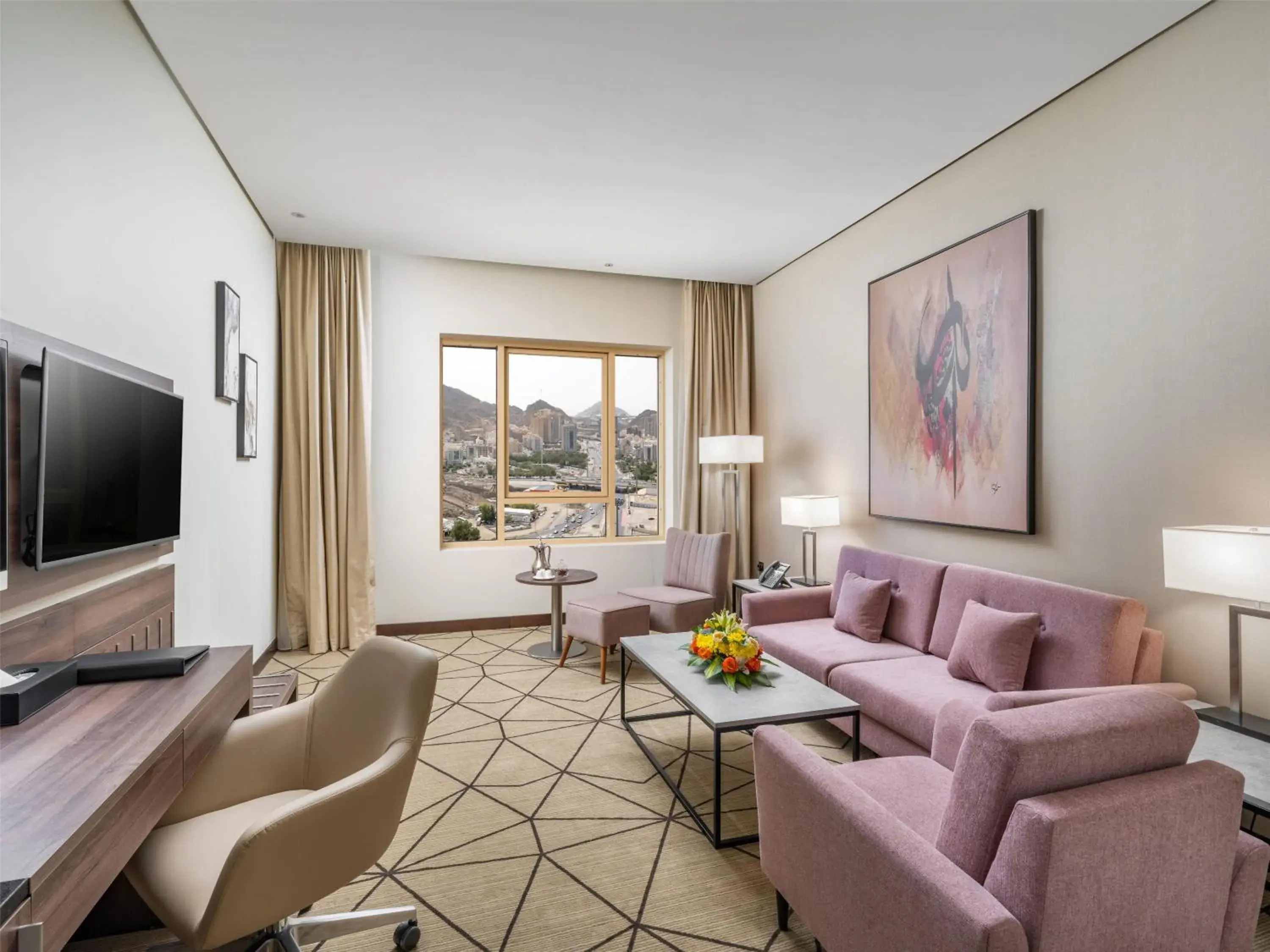 One-Bedroom King Suite with Jabal Al Noor View in Wirgan Al Noor, Tapestry Collection by Hilton One-Bedroom King Suite with Jabal Al Noor View in Wirgan Al Noor, Tapestry Collection by Hilton