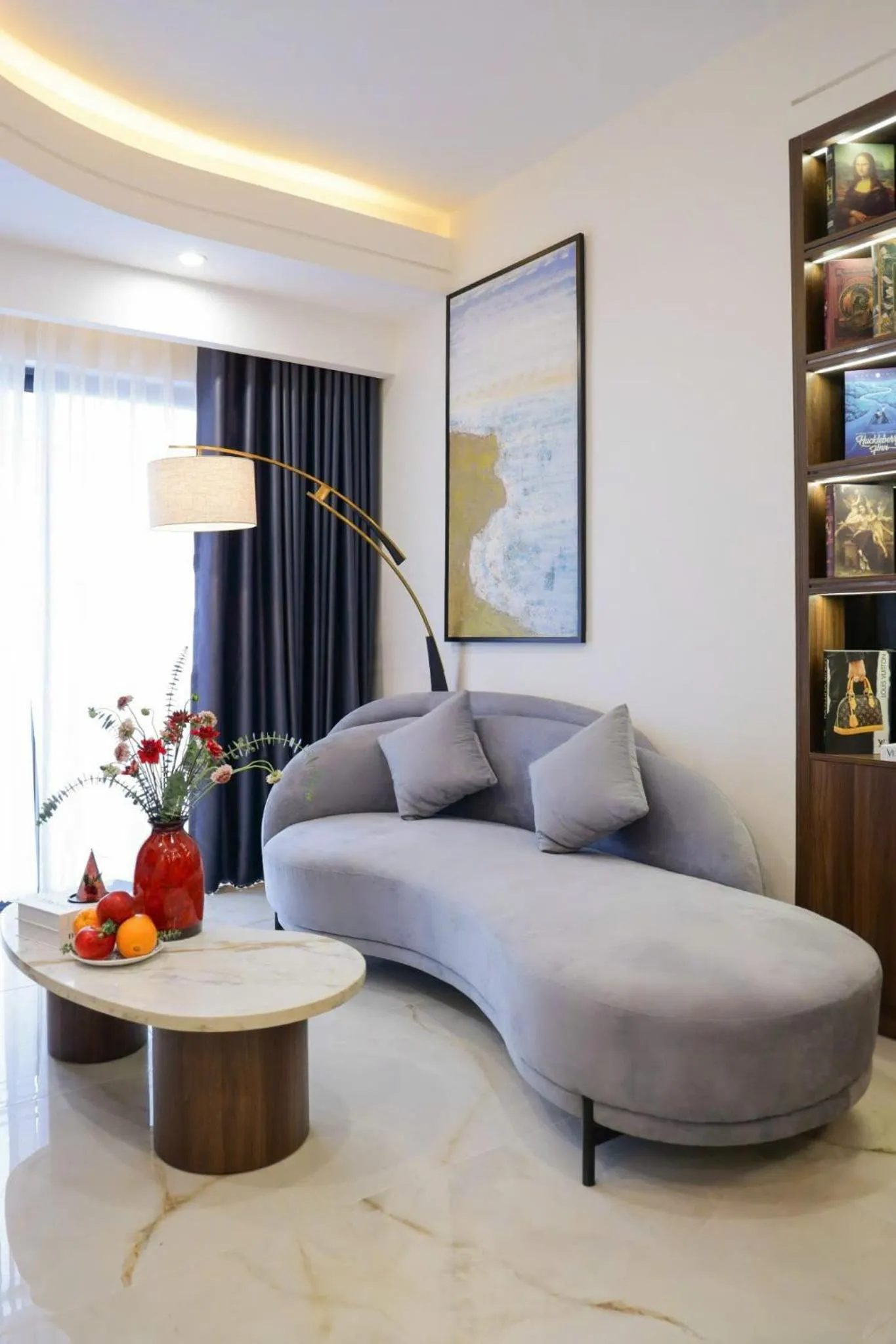 Living room in May Soho Saigon Serviced Apartment