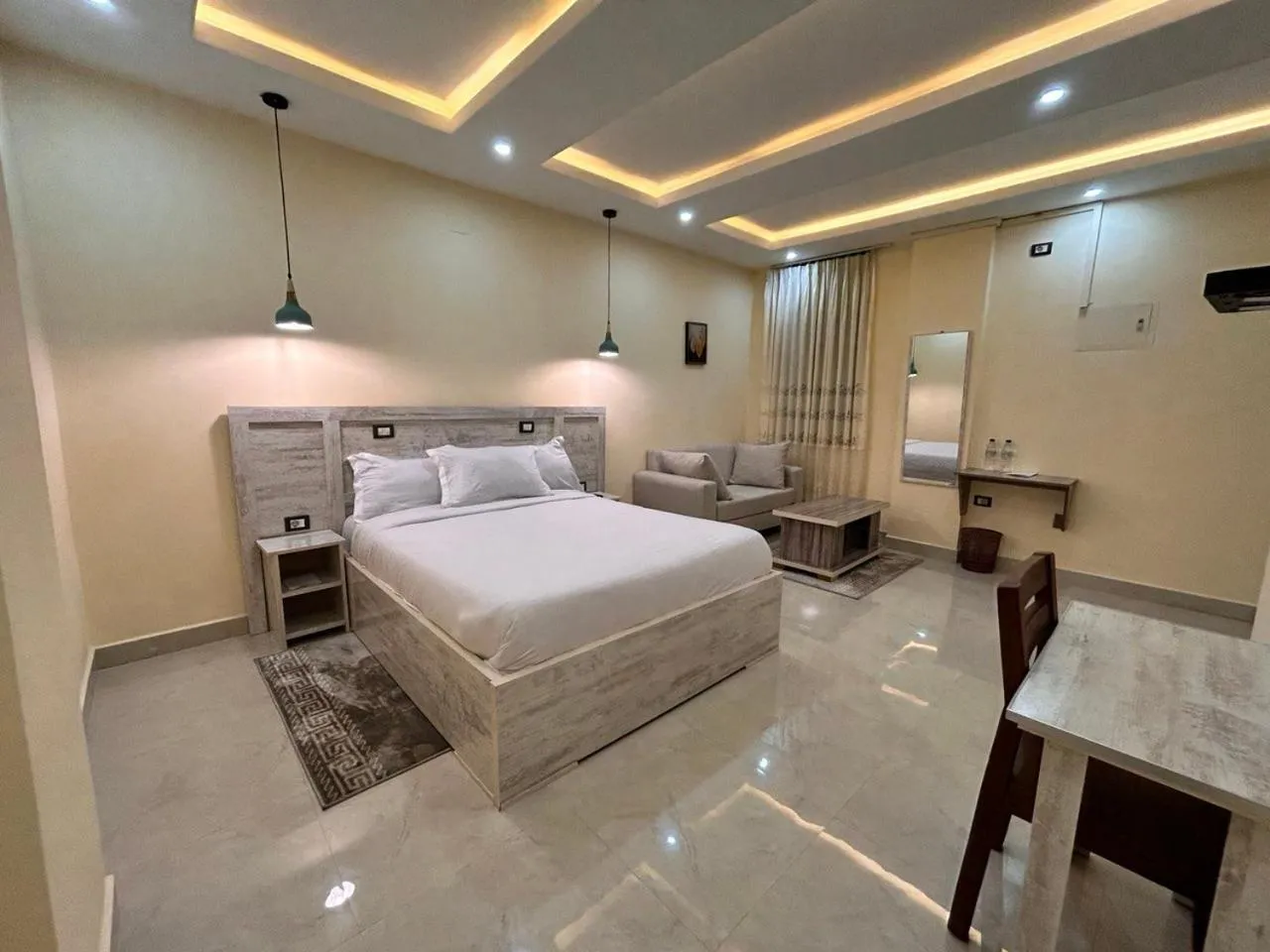 Bed in Glam Hotel Addis Ababa