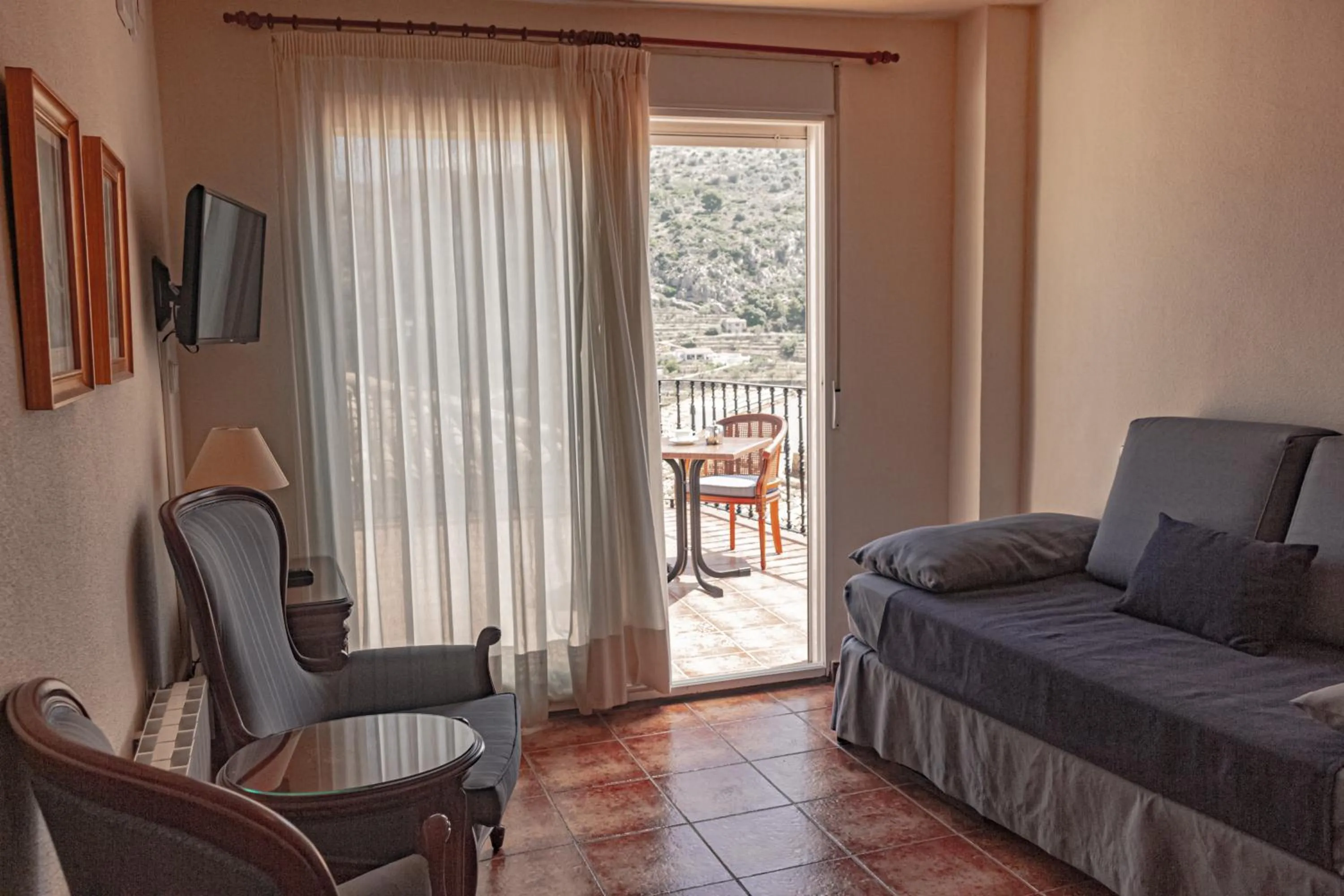 Living room in Hotel Tàrbena