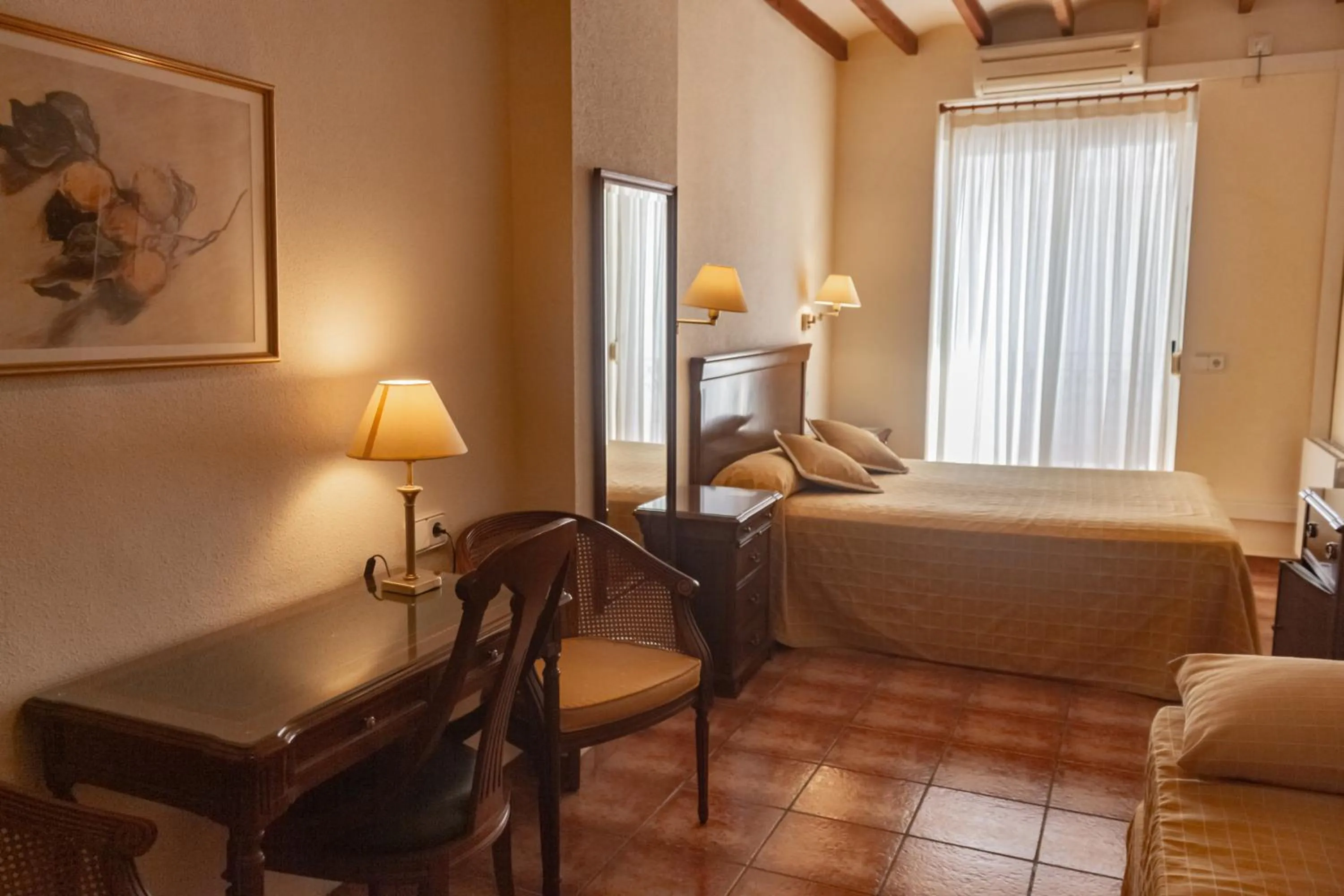 Bed in Hotel Tàrbena