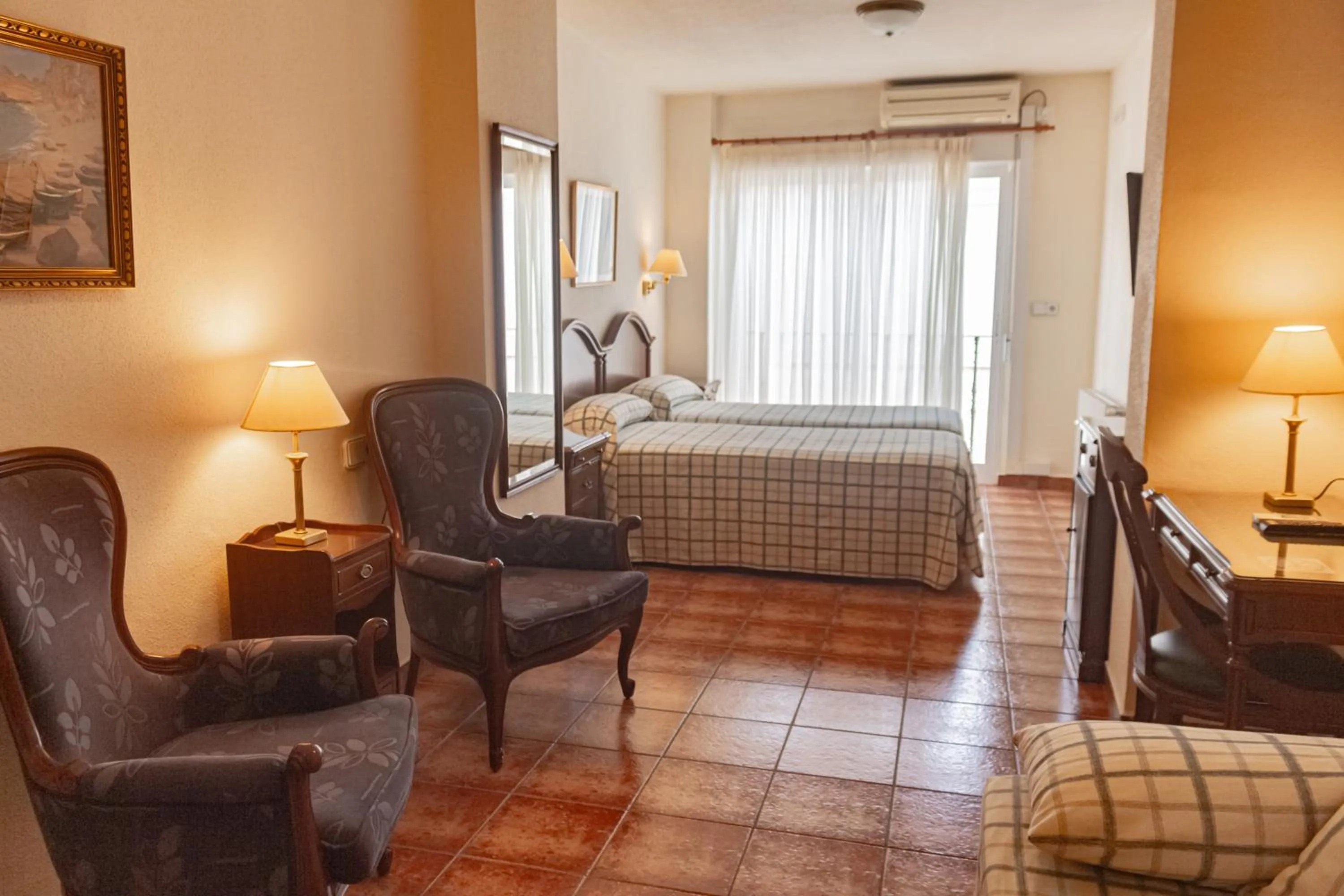 Bed in Hotel Tàrbena