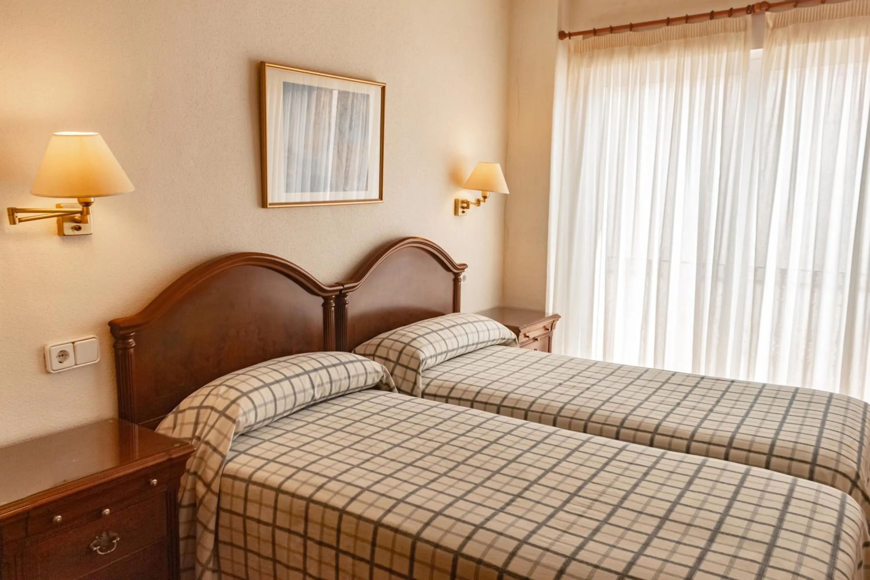 Bed in Hotel Tàrbena