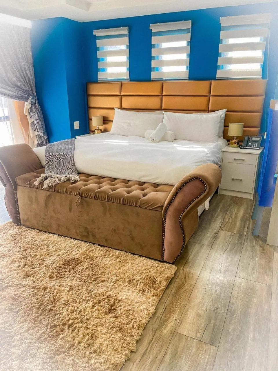 Bed in Kliprivier Guest House