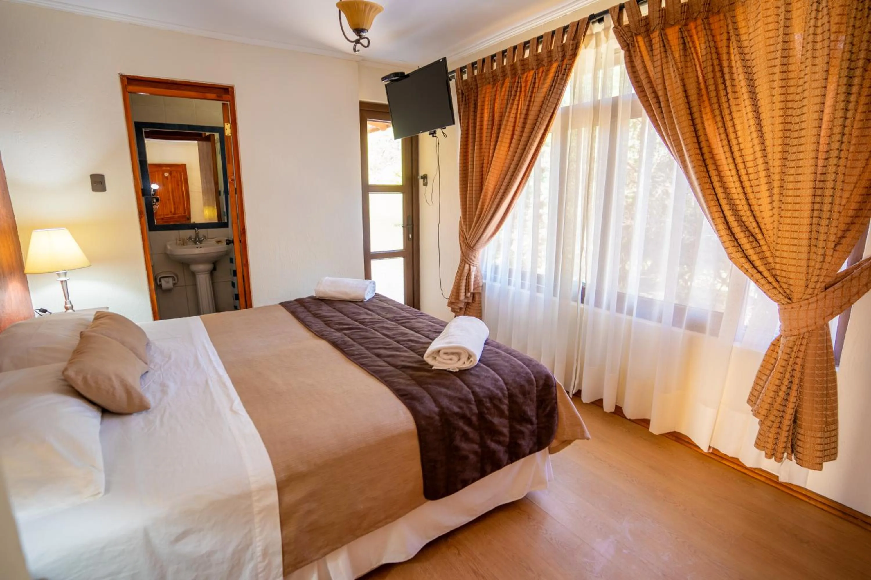 Bed in Hotel Naturaleza Vertientes de Elqui