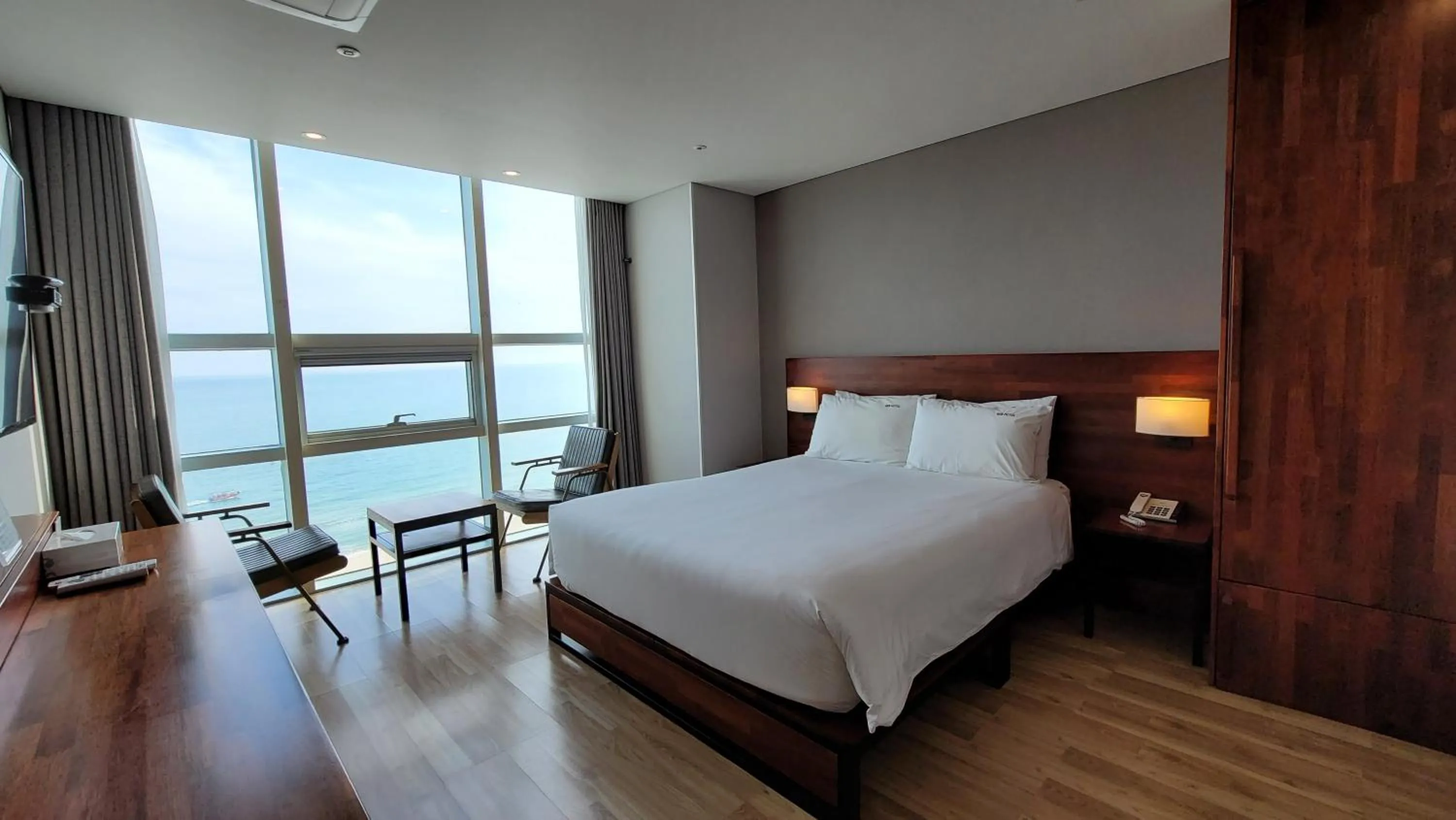 Bed in MS Hotel Haeundae