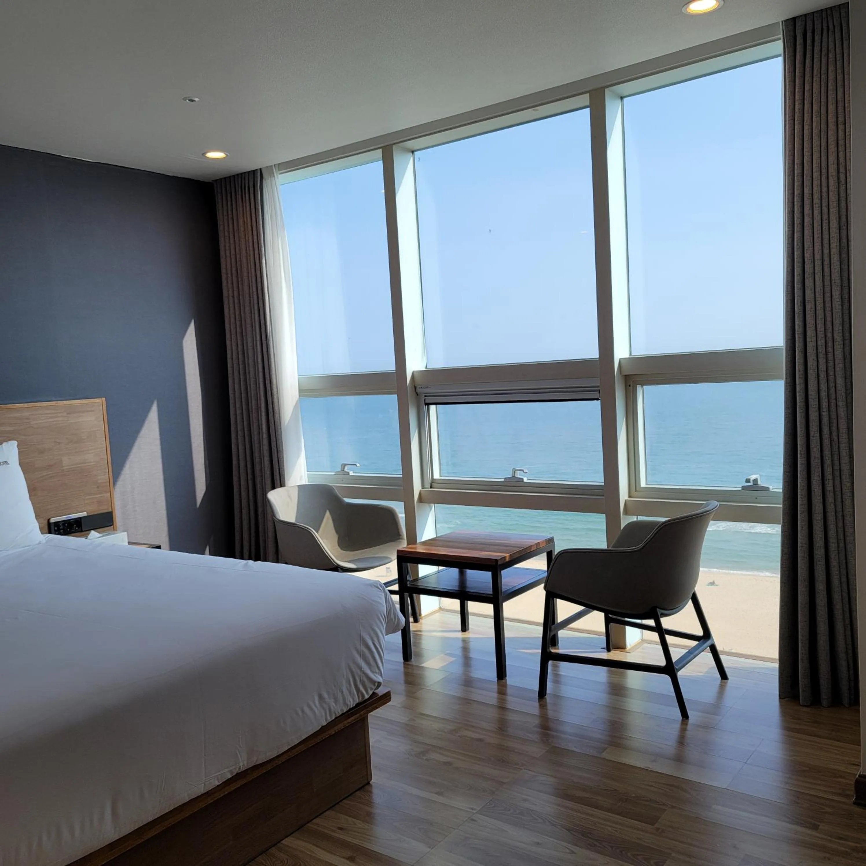 Bed in MS Hotel Haeundae