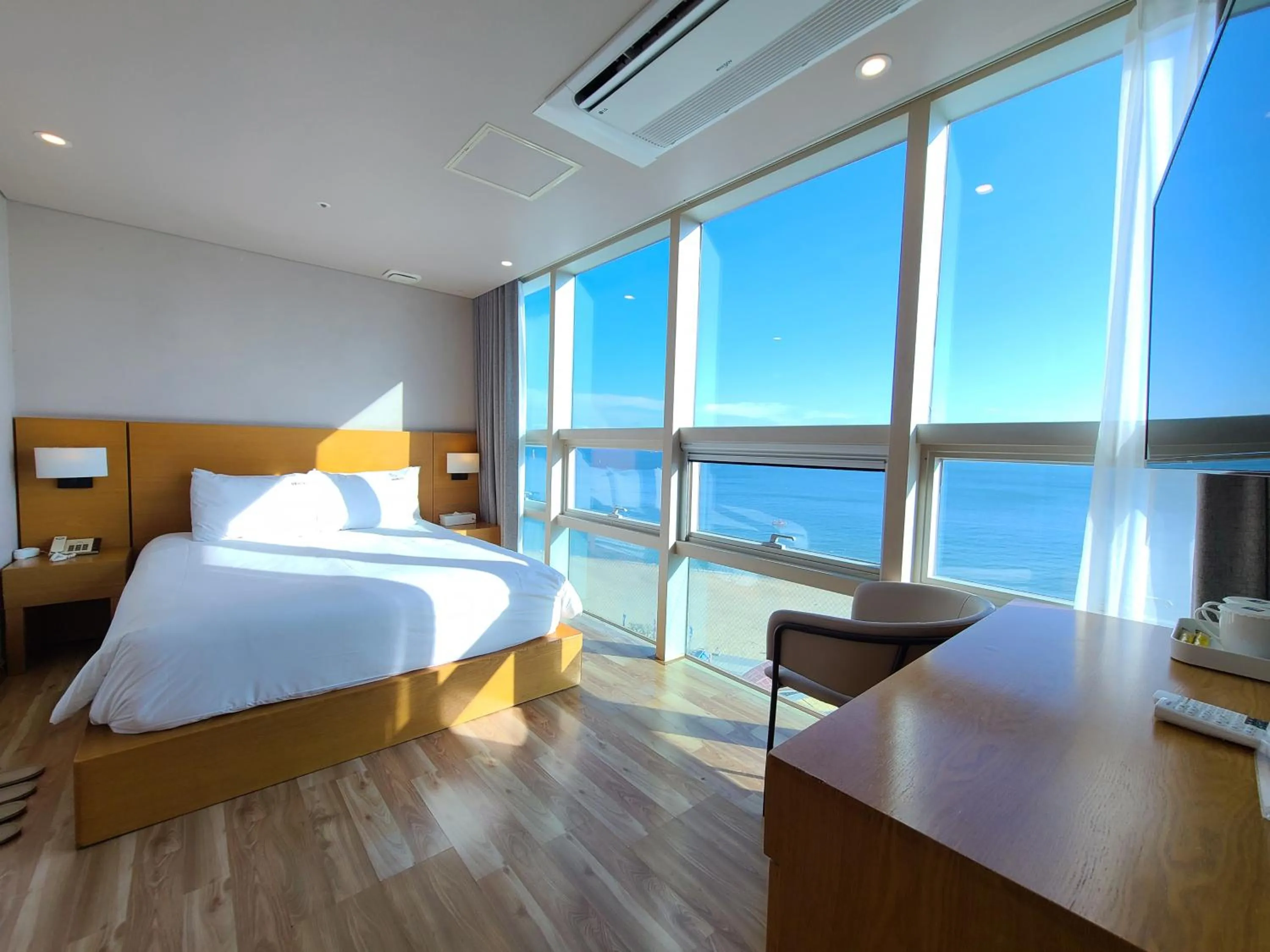 Bed in MS Hotel Haeundae