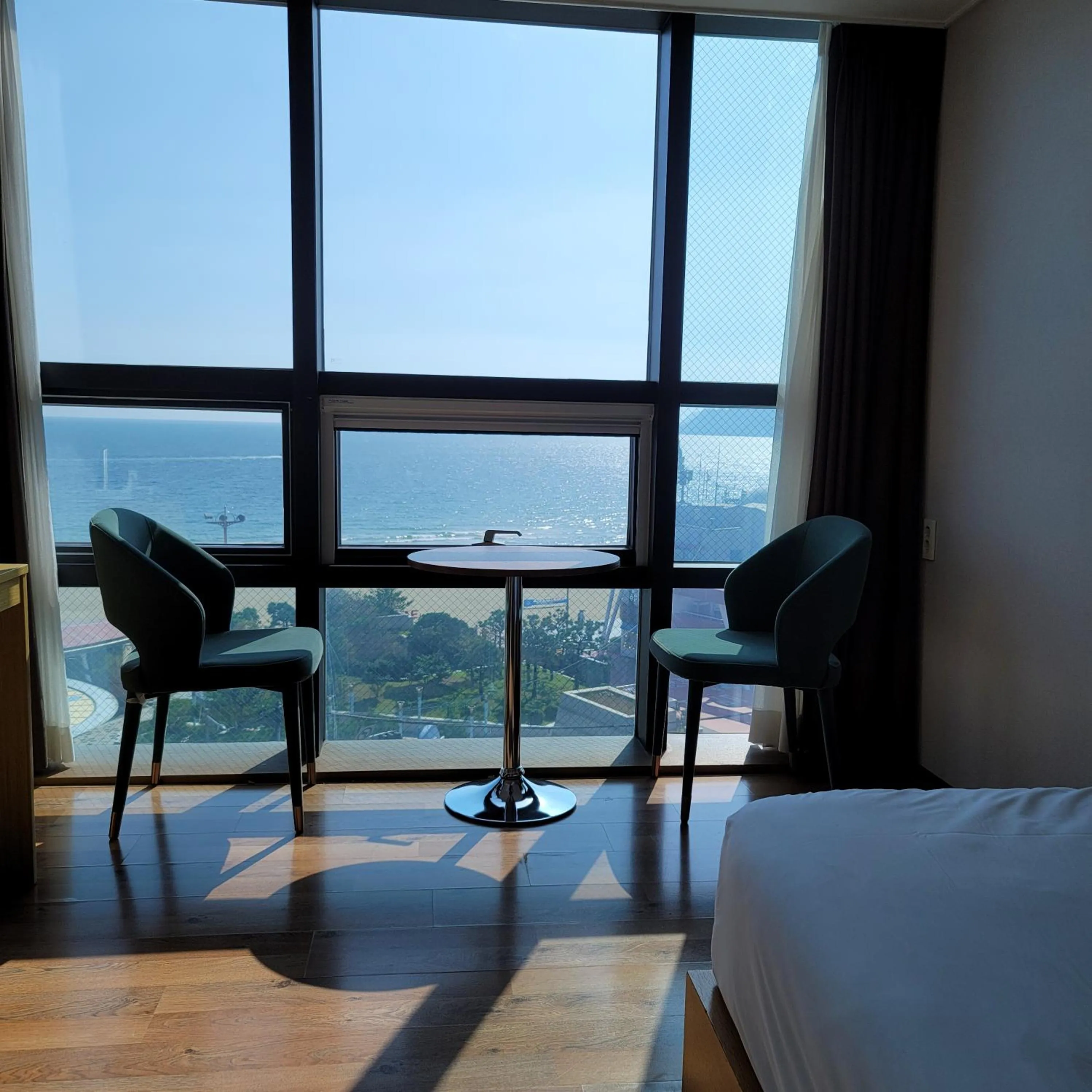 Bed in MS Hotel Haeundae