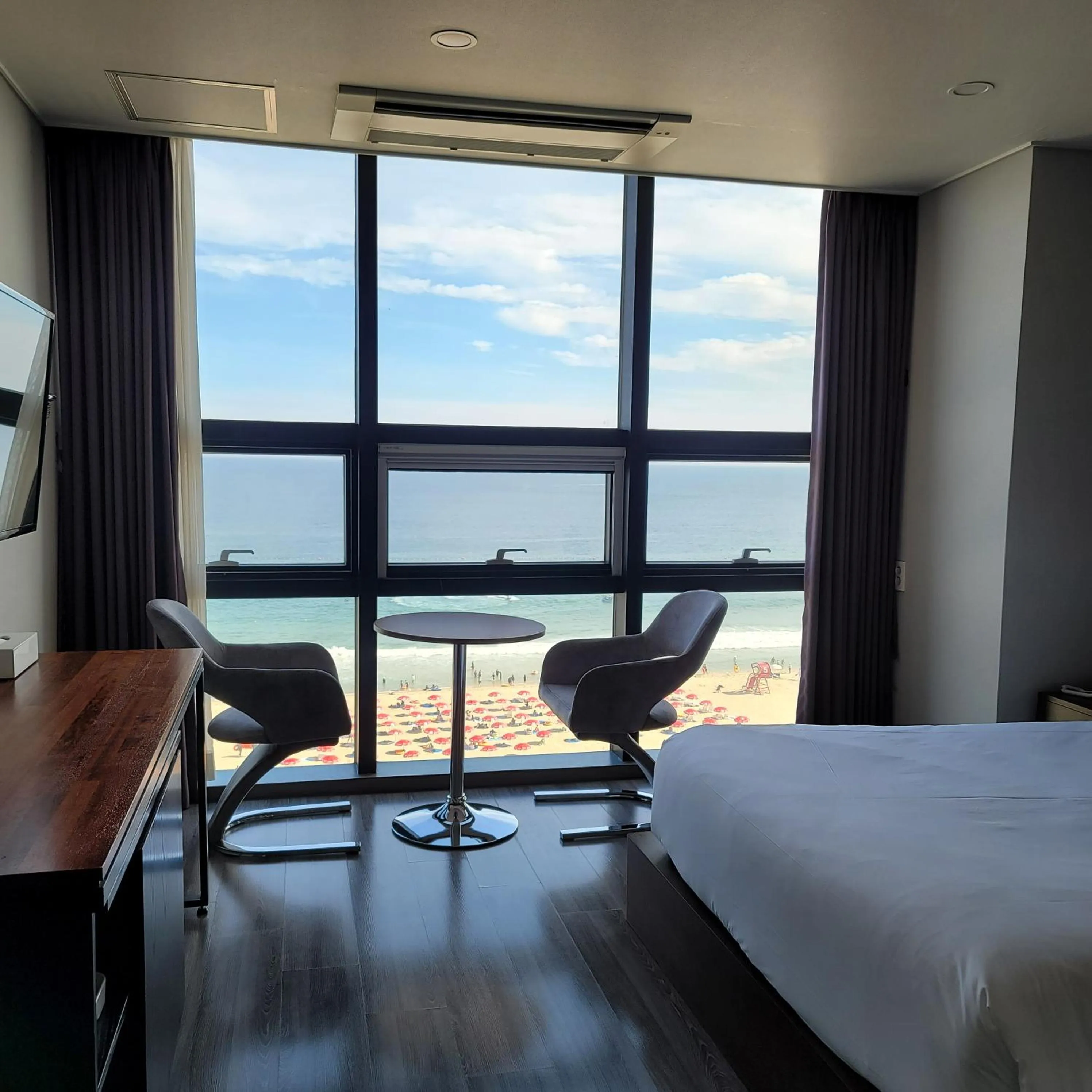 Bed in MS Hotel Haeundae