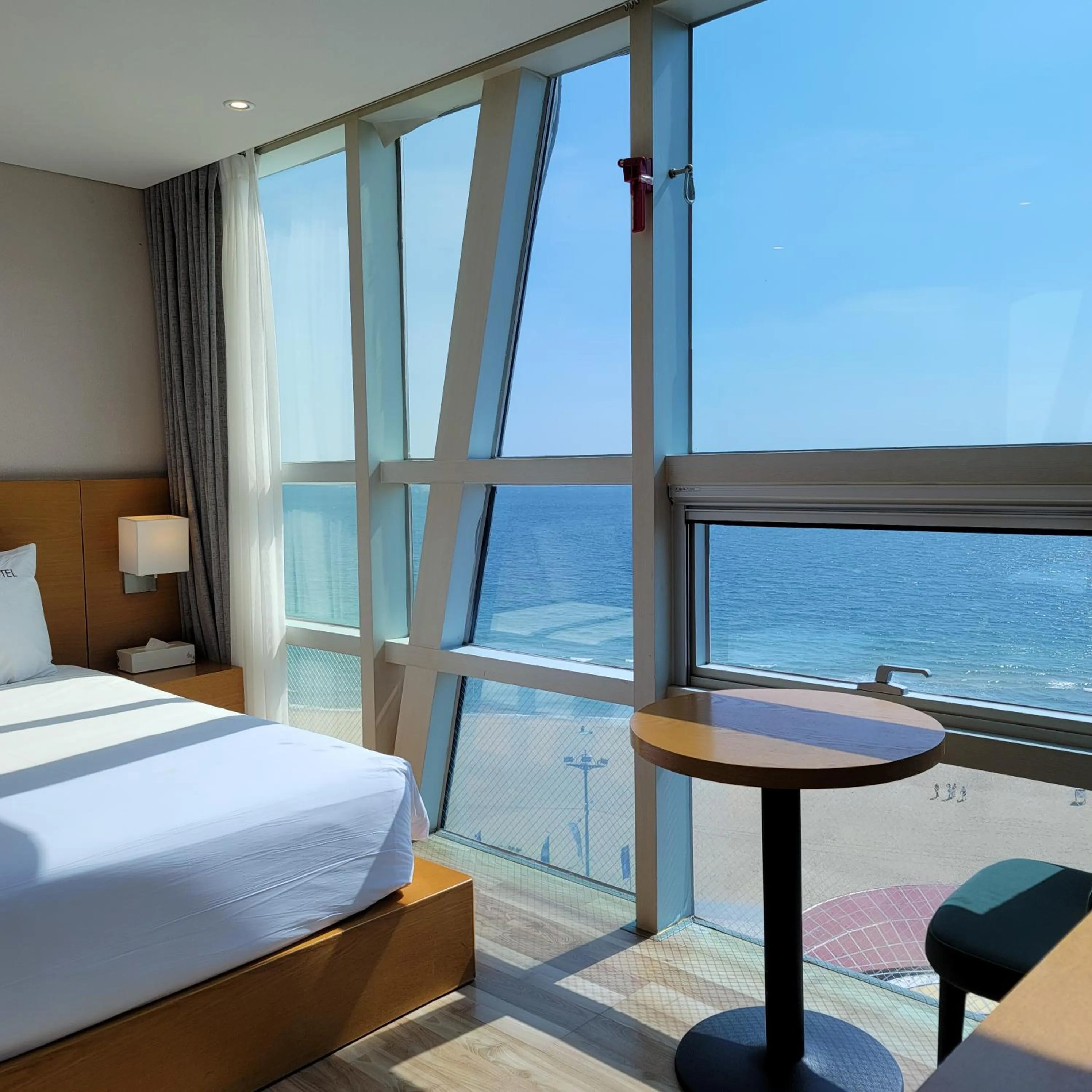 Bed in MS Hotel Haeundae