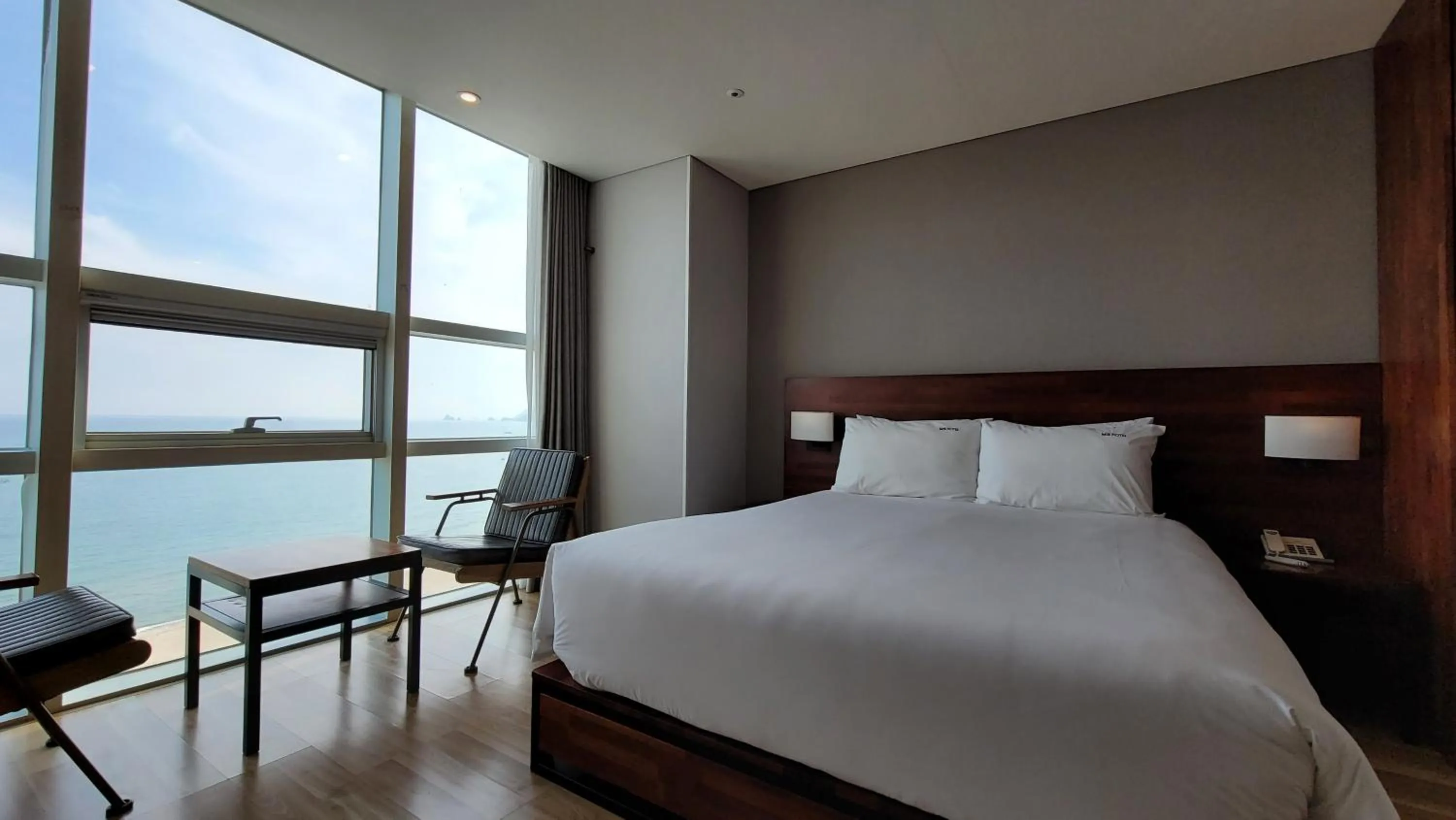 Bed in MS Hotel Haeundae