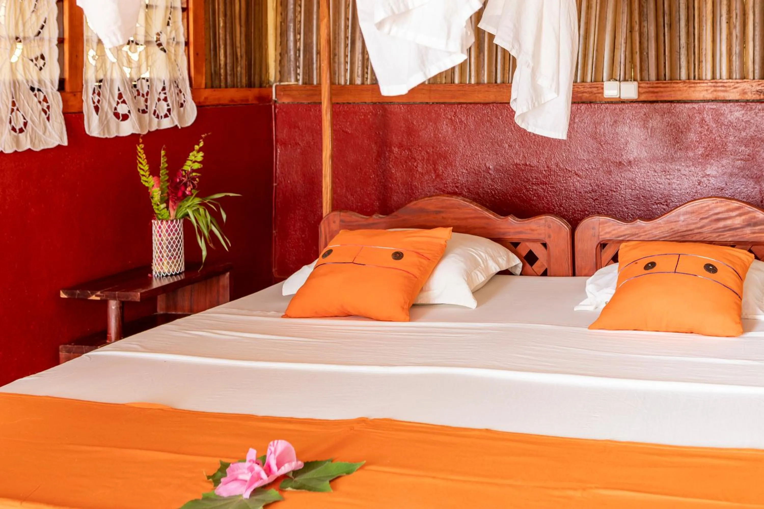 Bed in Floraly Komba Hotel - Nosy Komba