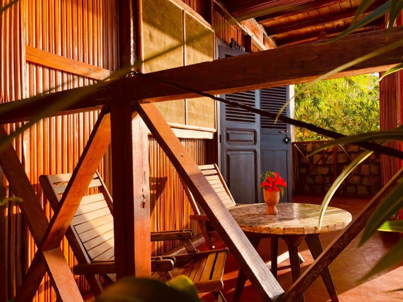 Patio in Floraly Komba Hotel - Nosy Komba