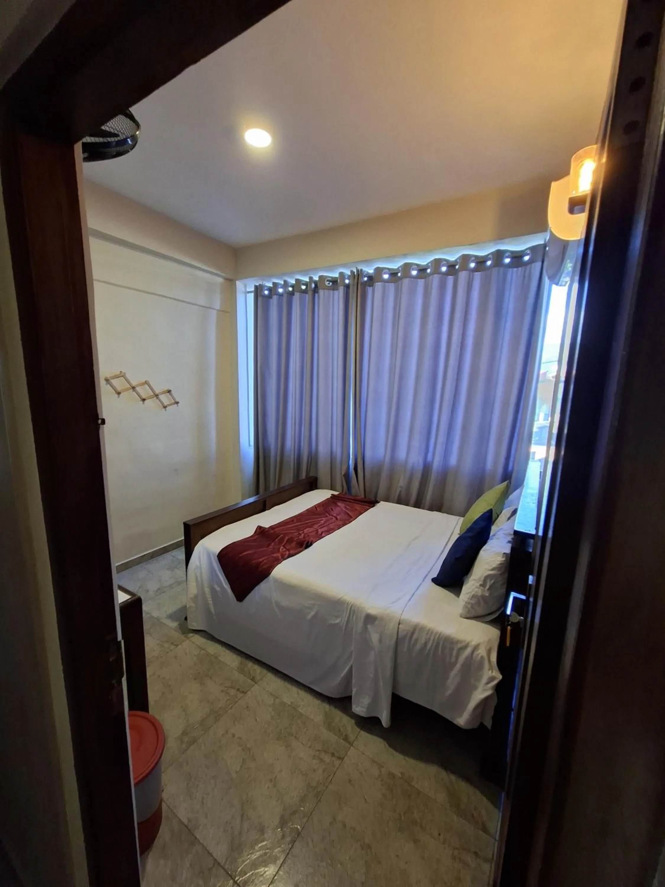 Bed in Kandy City Inn