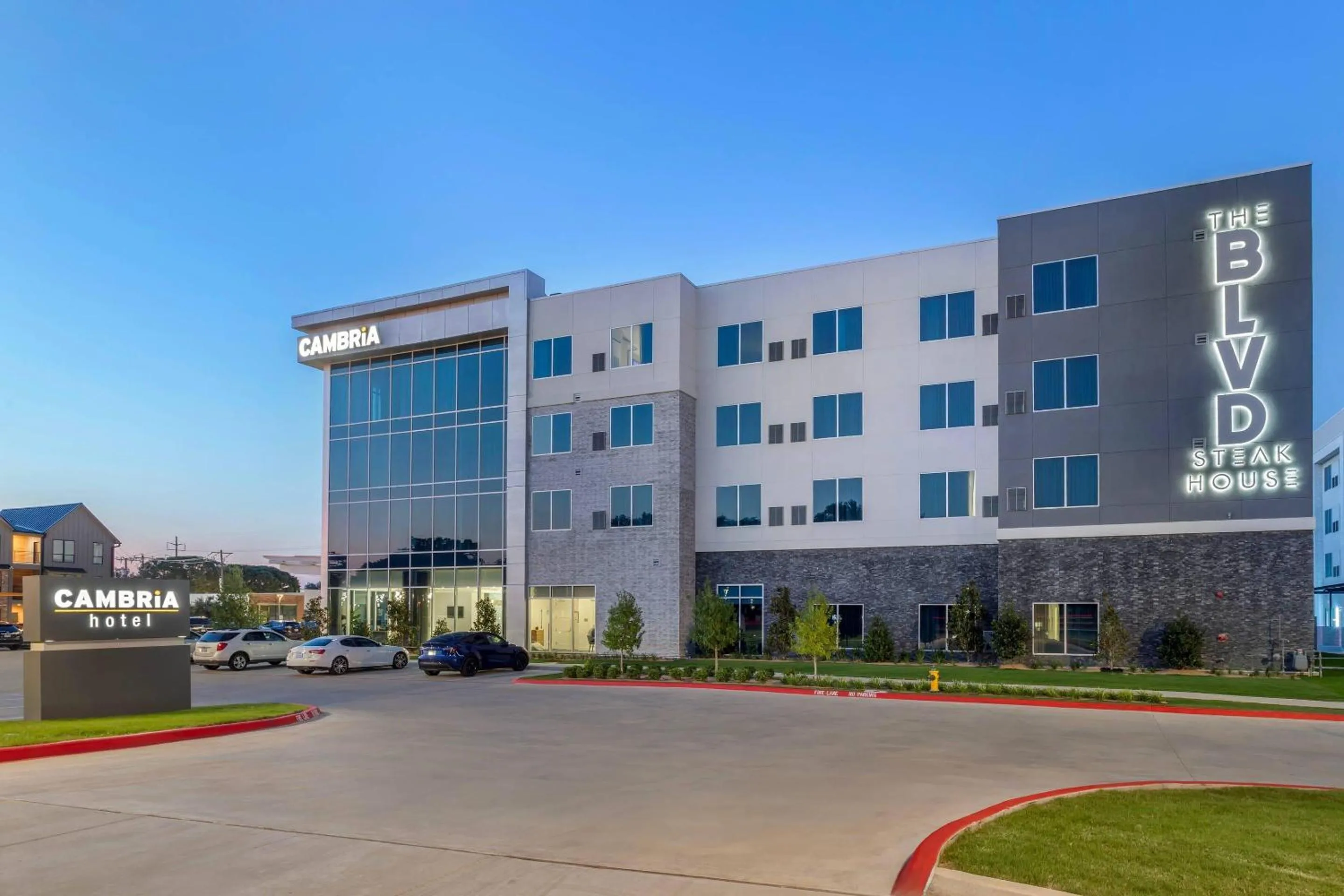 Property building in Cambria Hotel Waco University Riverfront