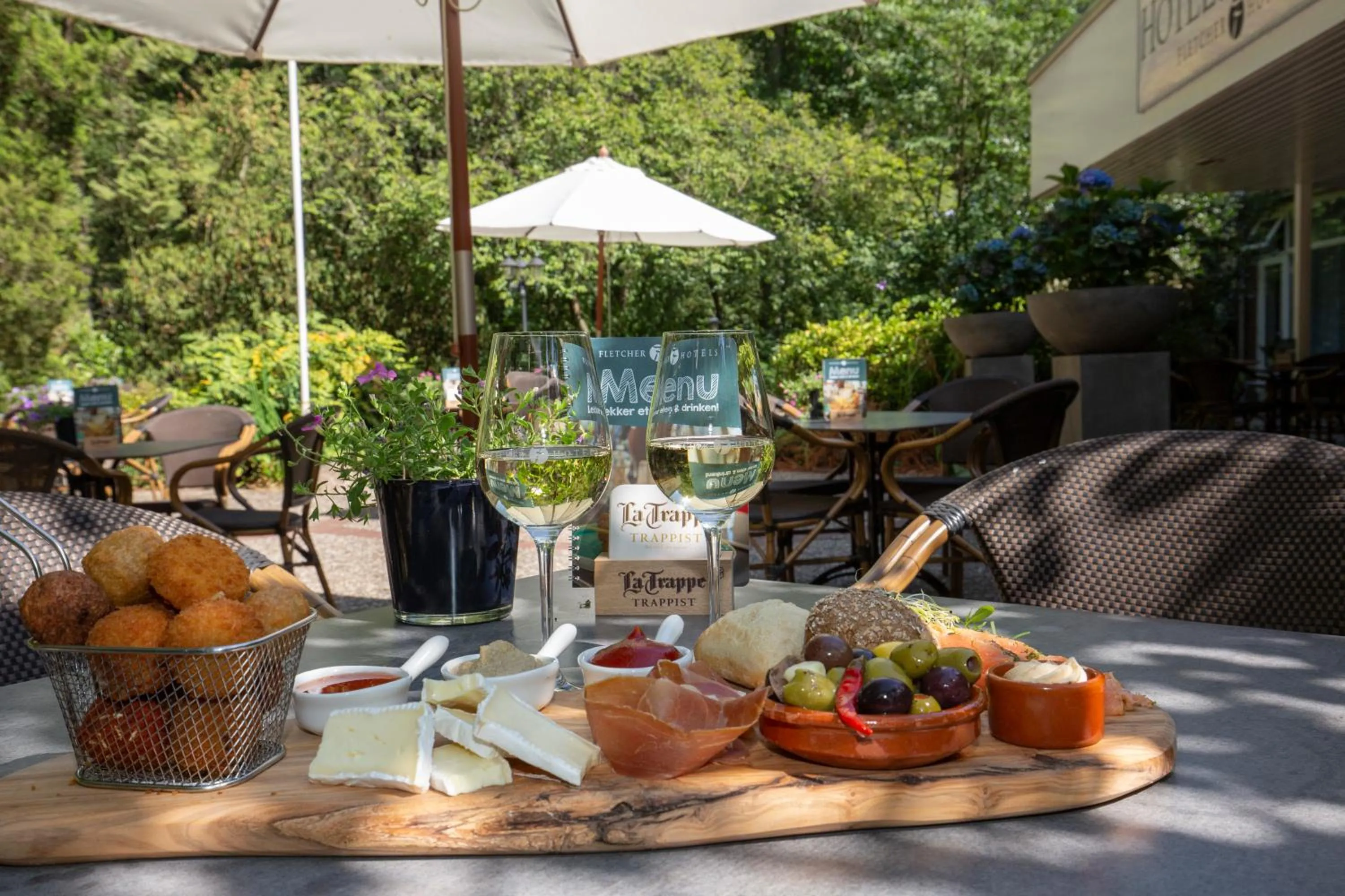 Balcony/Terrace in Fletcher Hotel Restaurant Paasberg