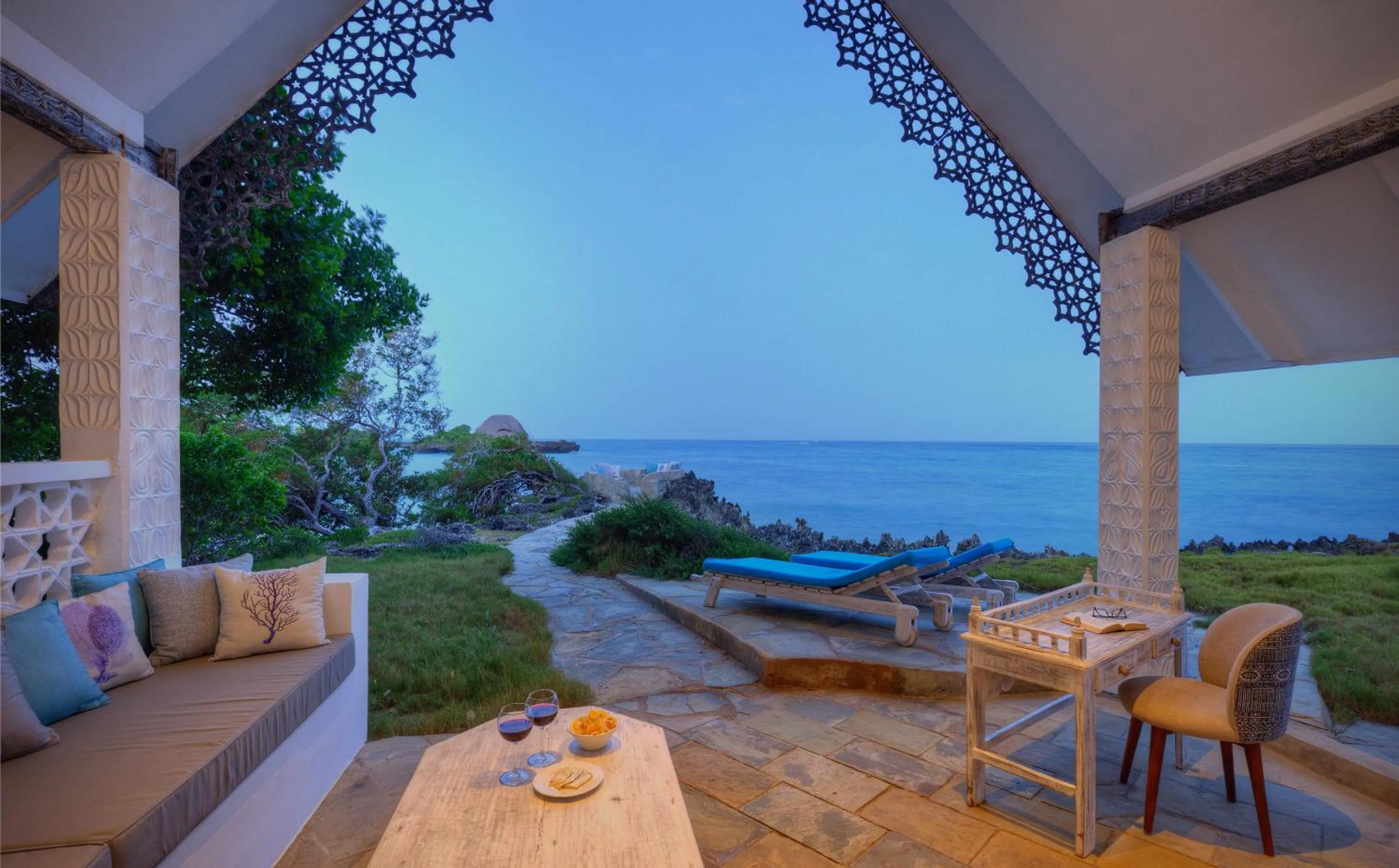 Patio in Chale Island Resort