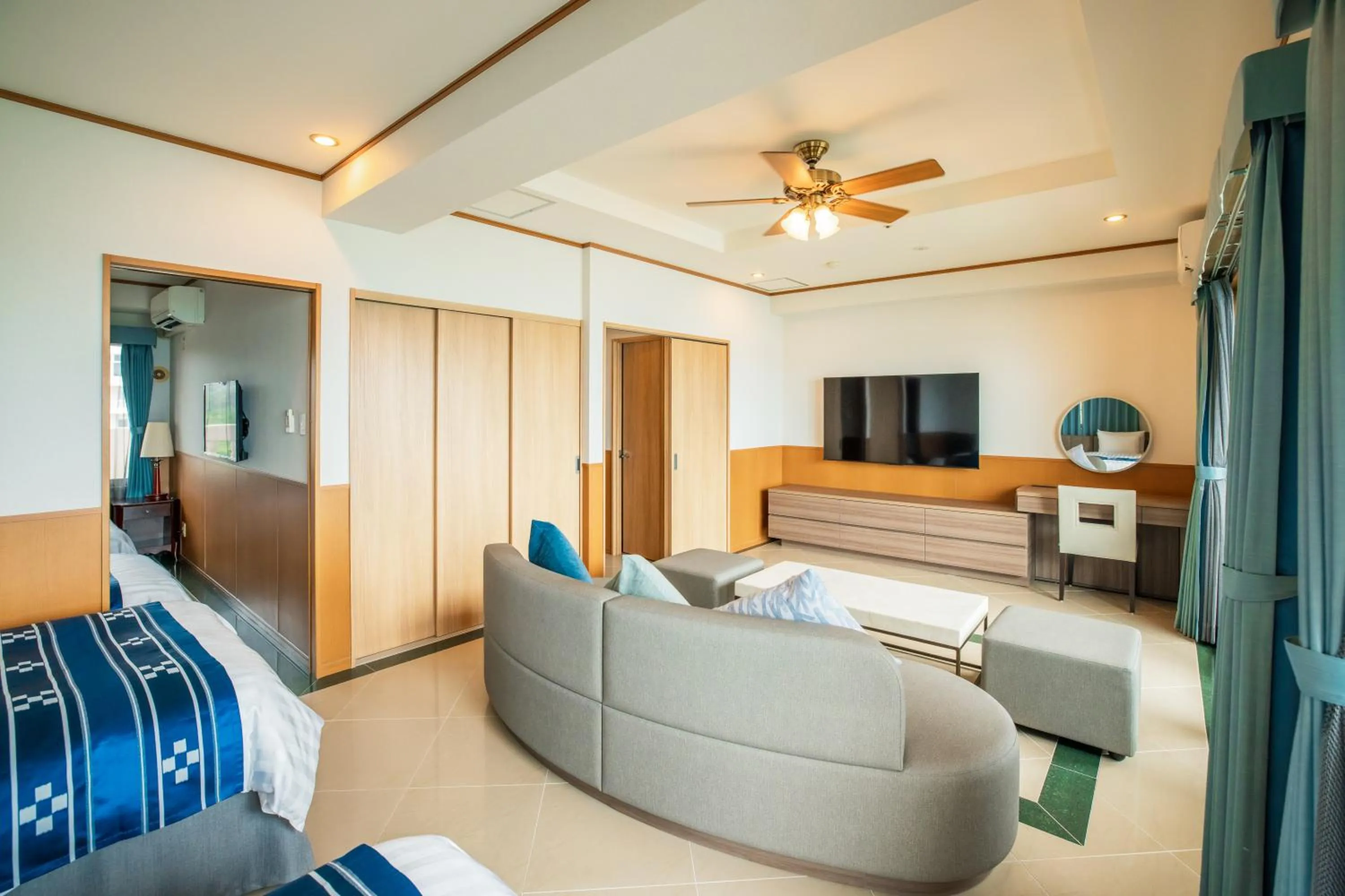 Living room in Best Western Okinawa Kouki Beach