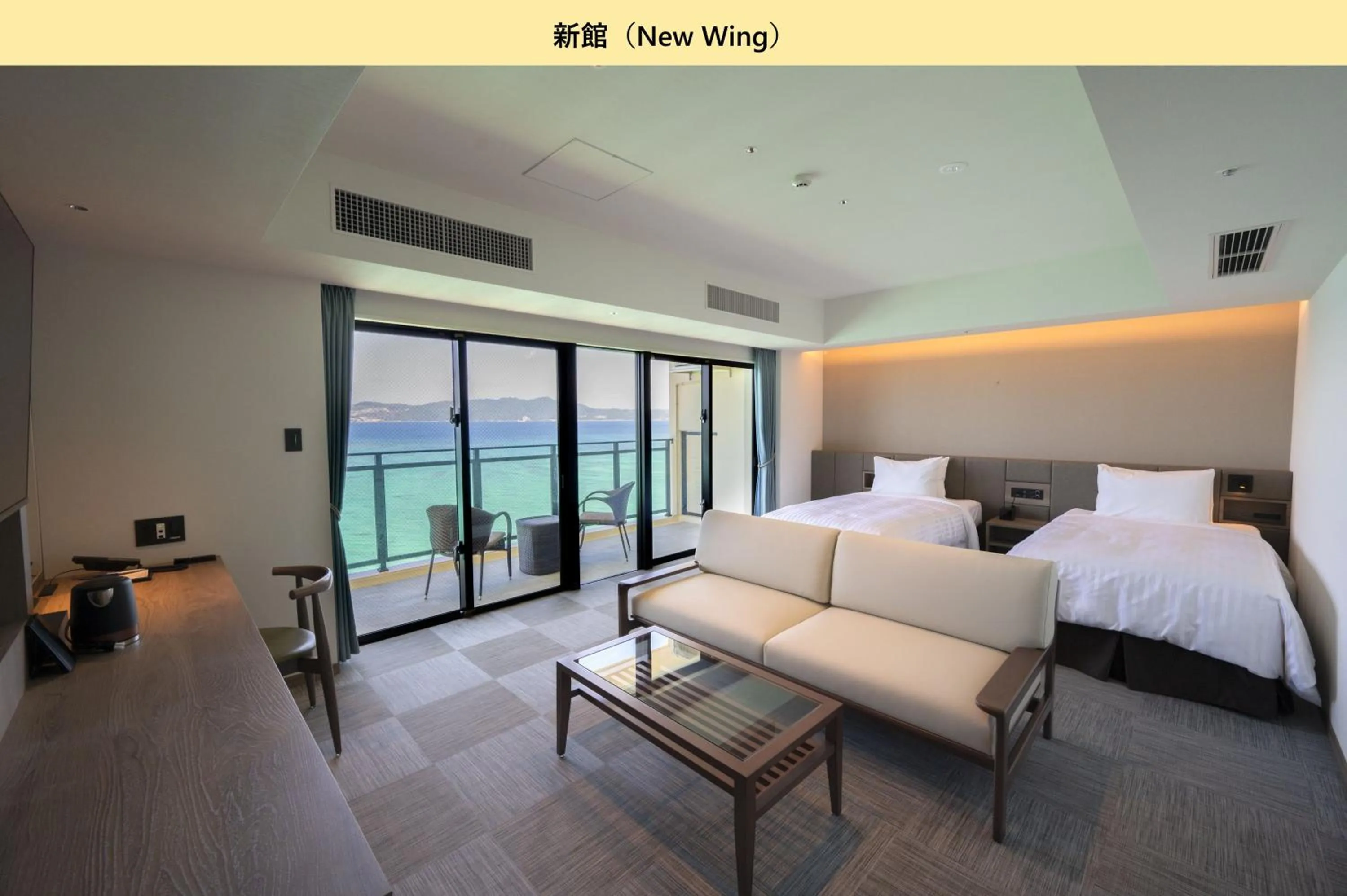 Photo of the whole room, Bed in Best Western Okinawa Kouki Beach