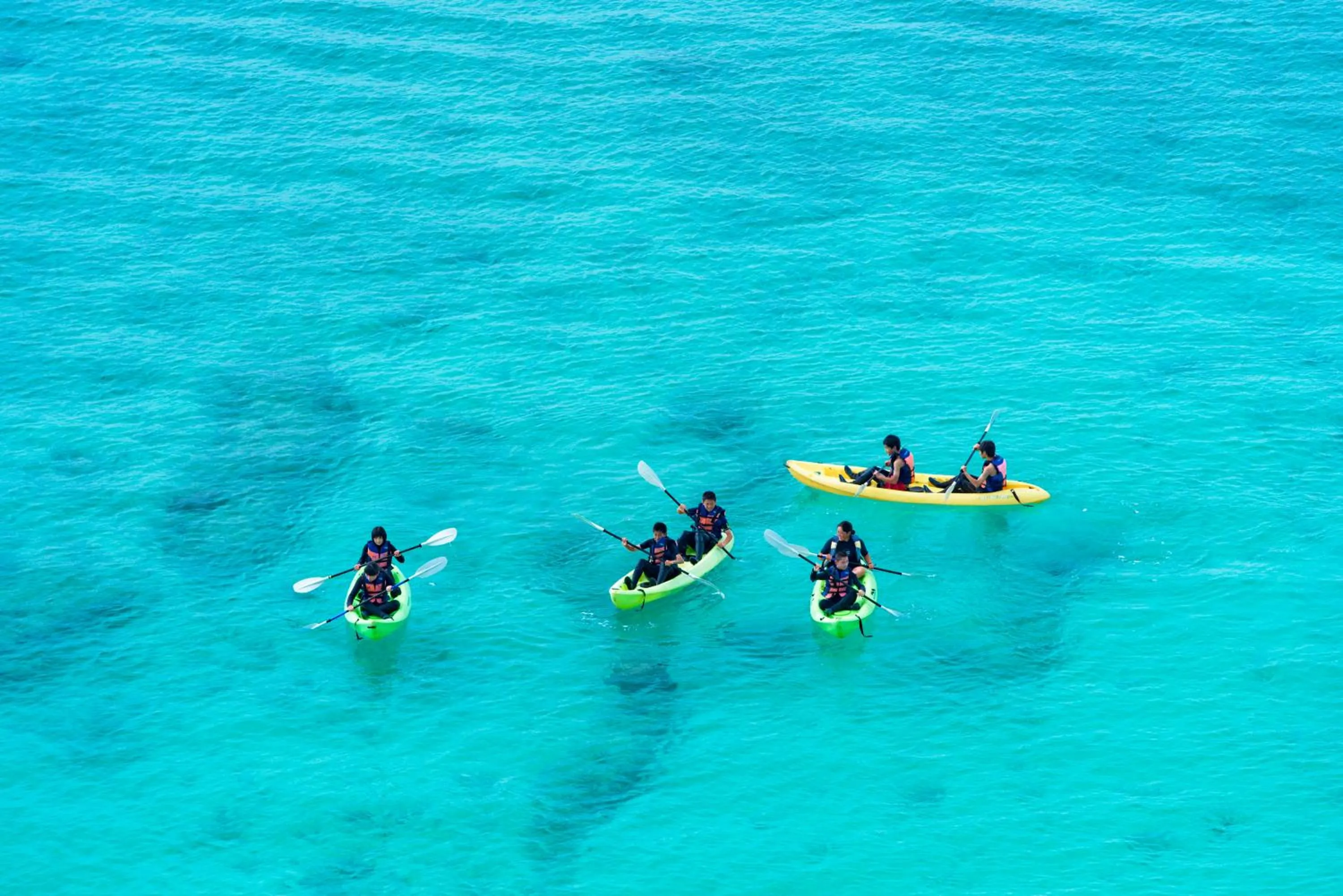 Canoeing in Best Western Okinawa Kouki Beach