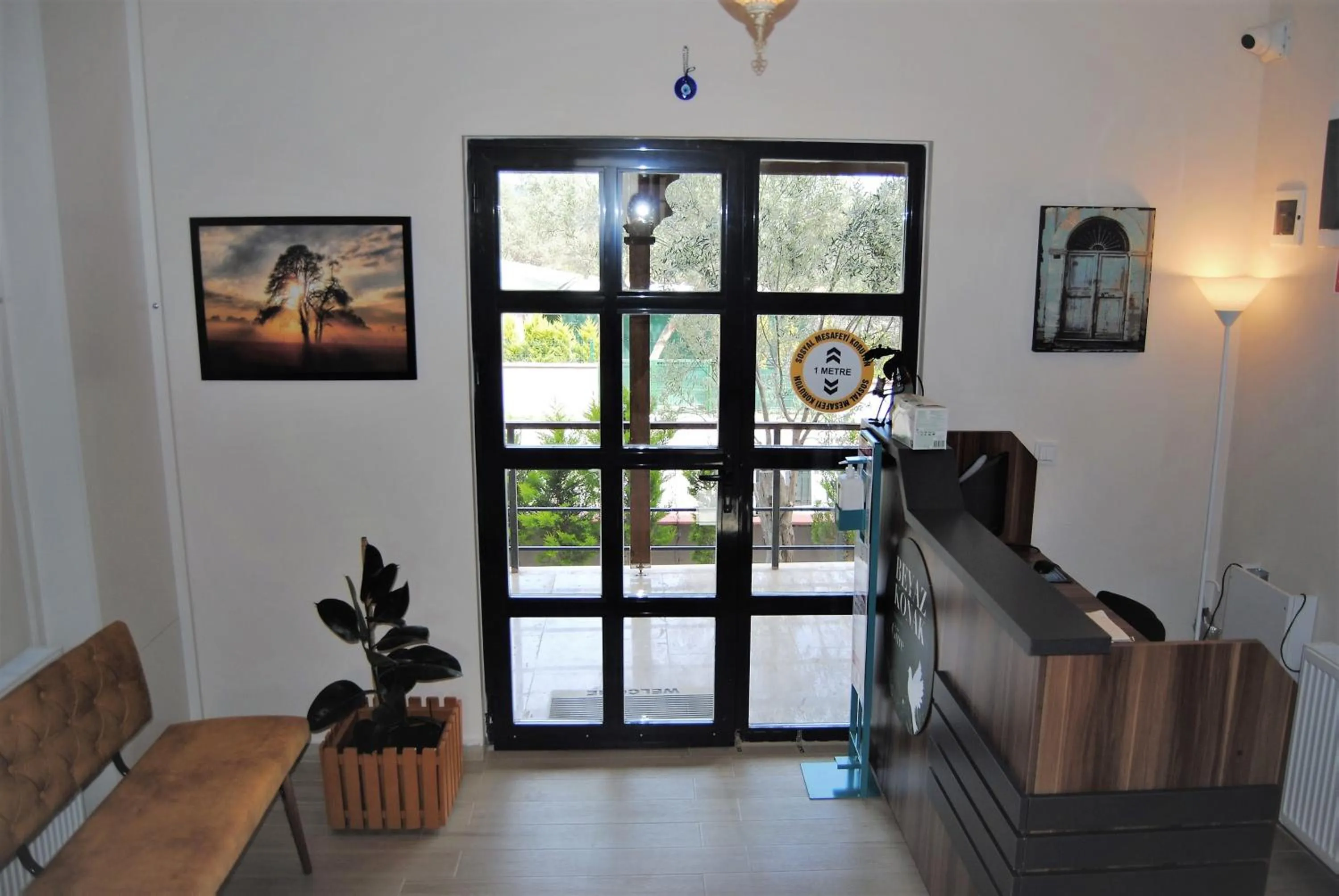 Lobby or reception in BEYAZ KONAK Güre