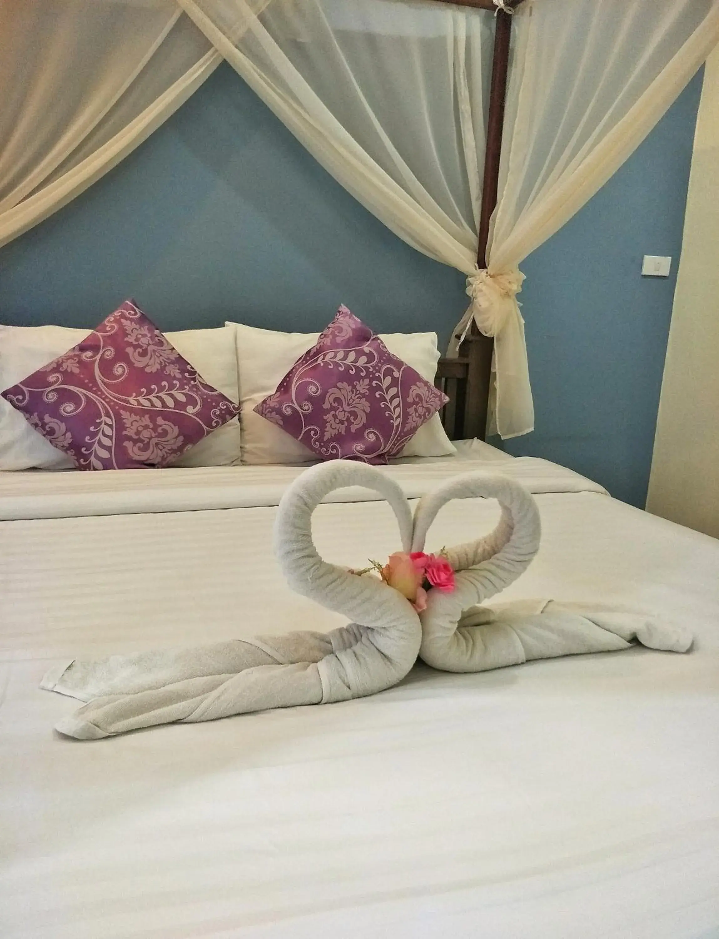 Bed in Blue House Sukhothai Bed in Blue House Sukhothai