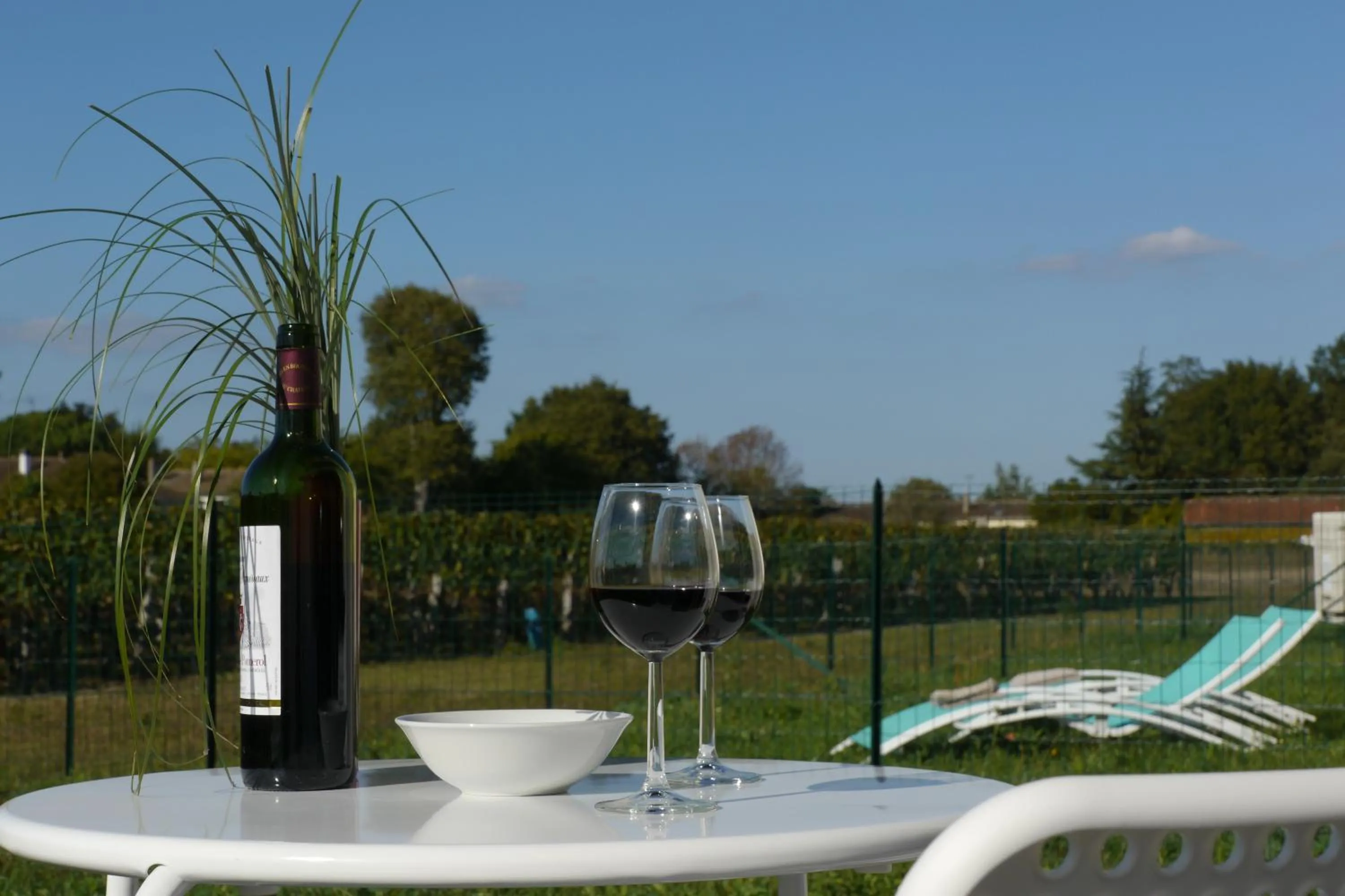 Garden in La Résidence Les Grands Vignobles