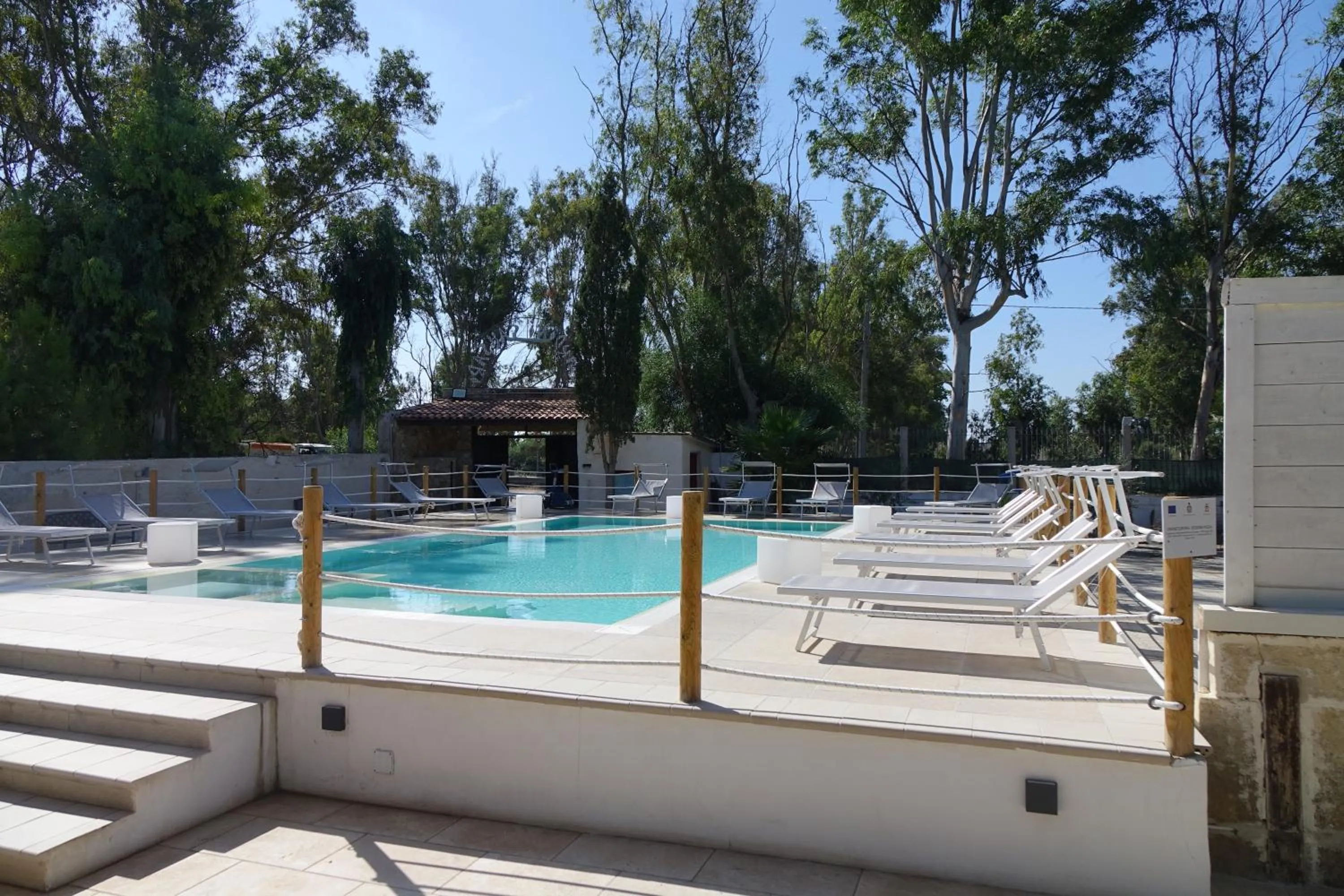 Pool view in Giardini Sausari Residence