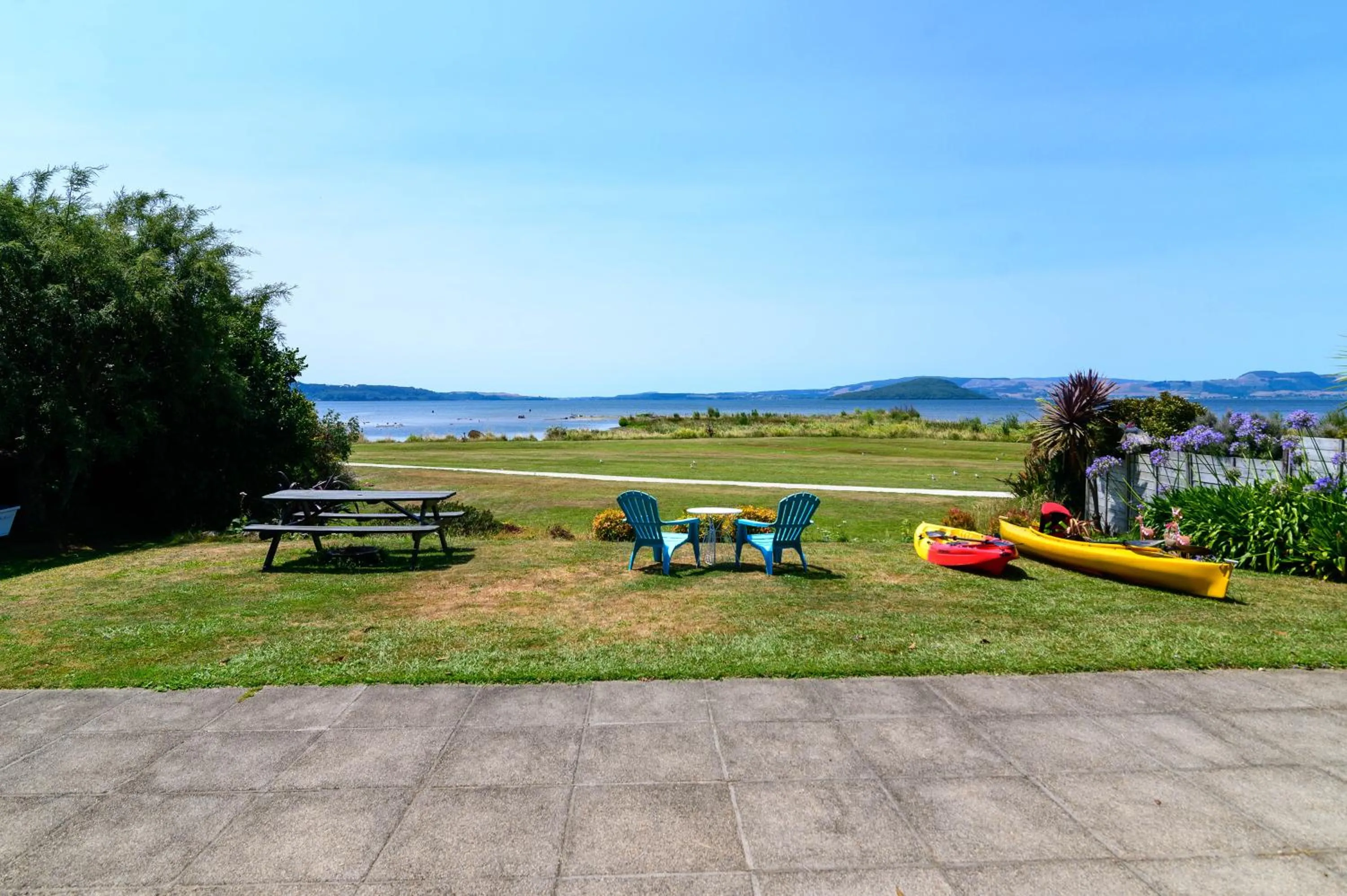 Natural landscape in Ngongotaha Lakeside Lodge
