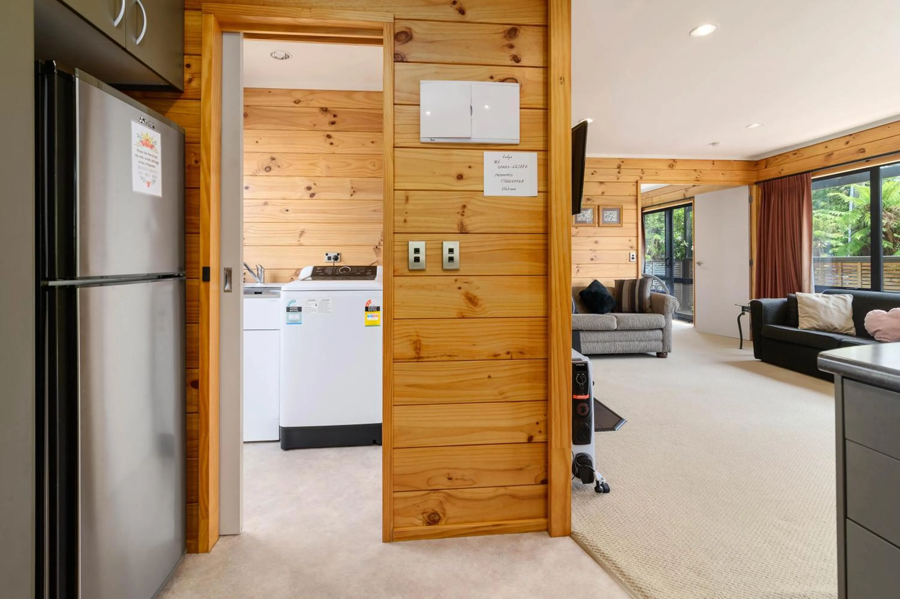 laundry in Ngongotaha Lakeside Lodge