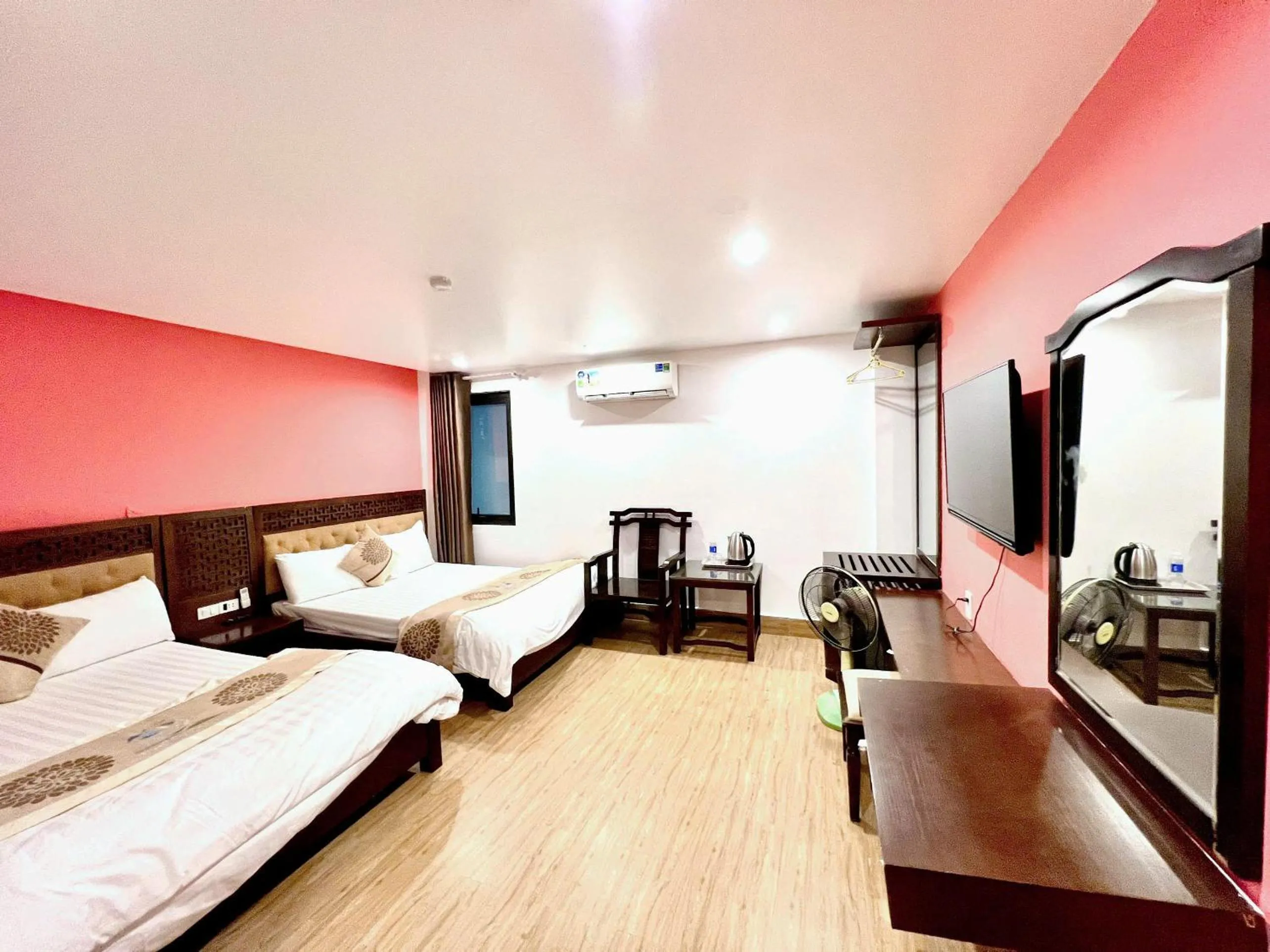 Bed in Romance hotel