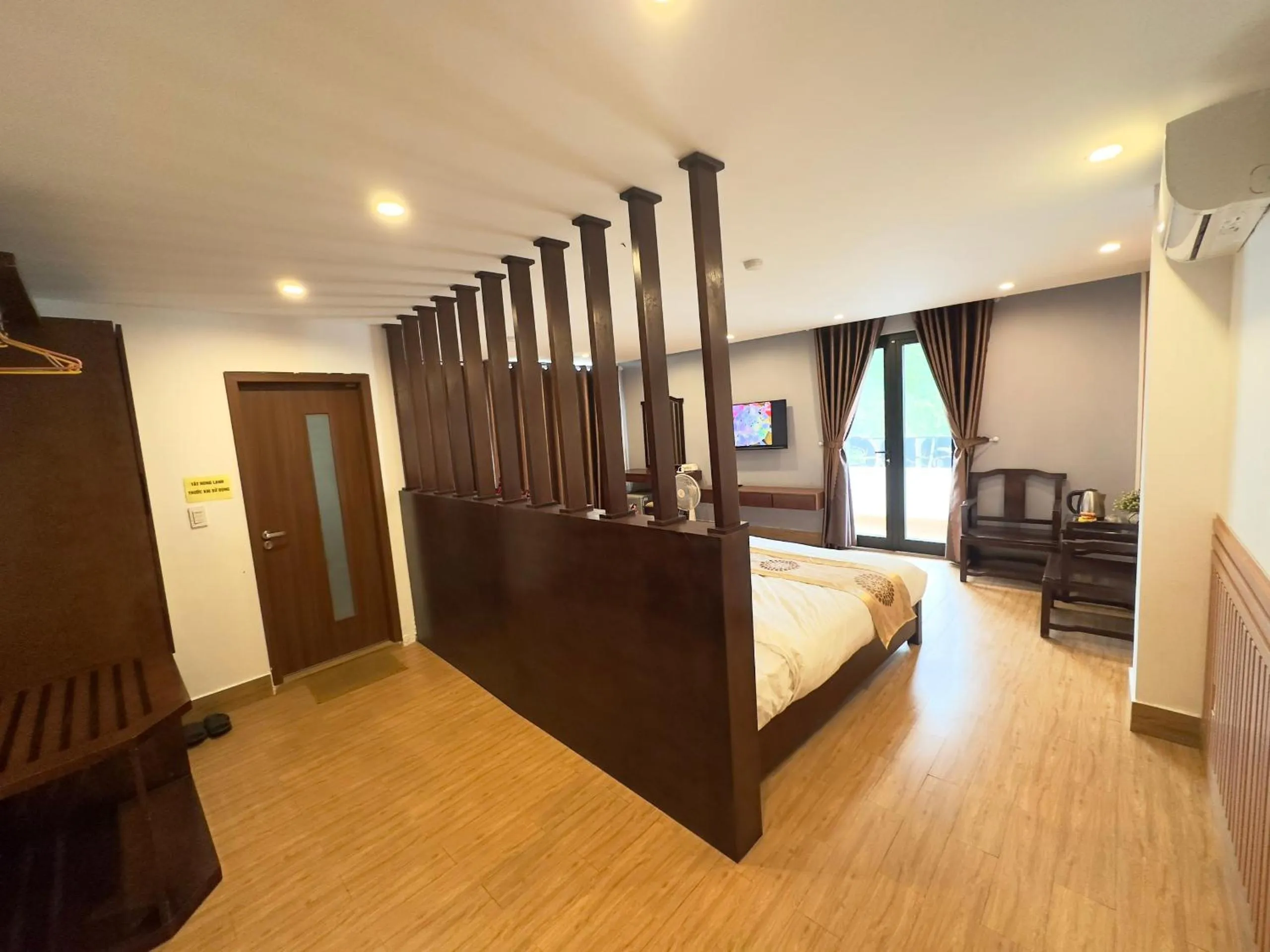 Bed in Romance hotel